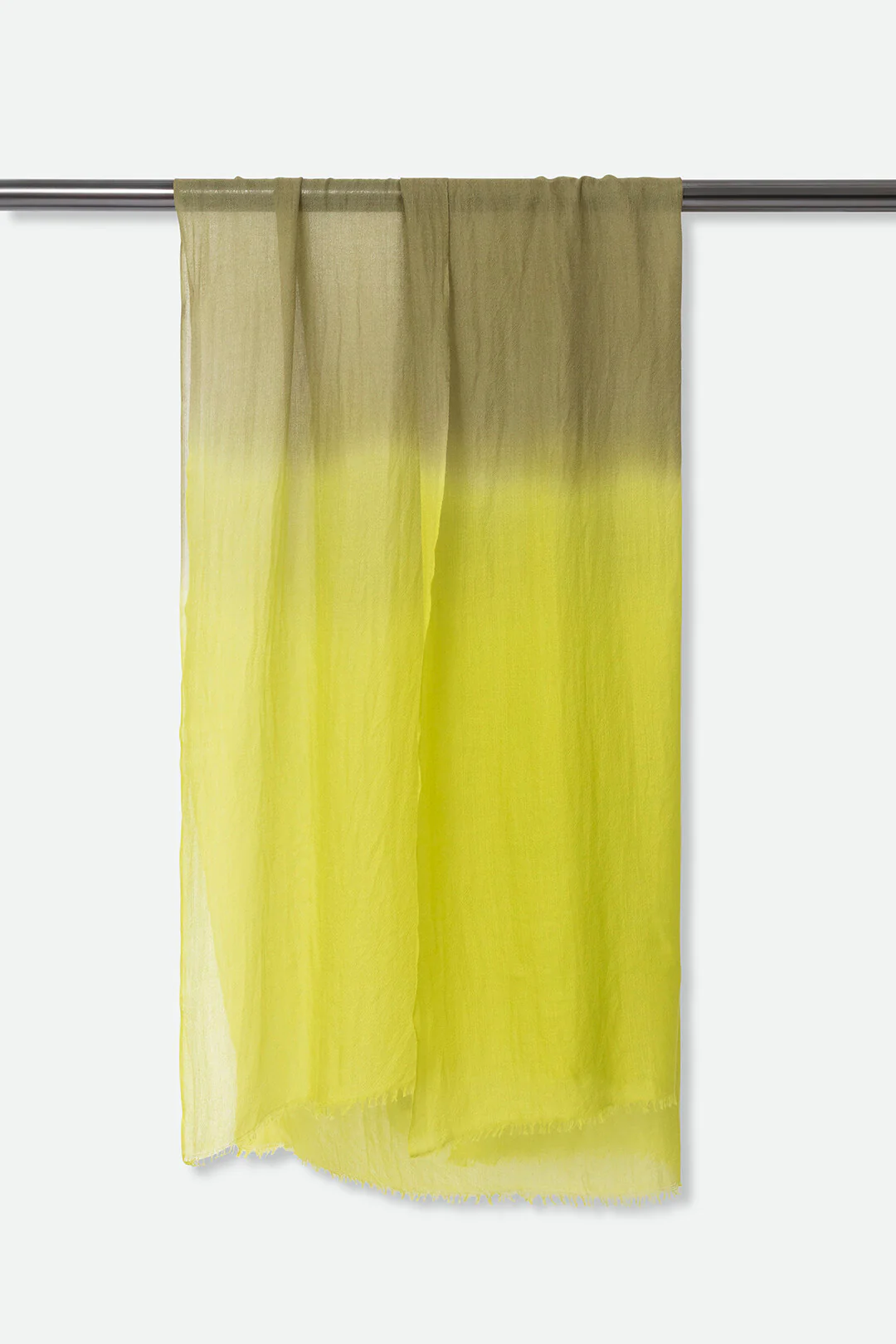 ARMY SAFARI LIGHTWEIGHT SCARF IN HAND DYED CASHMERE - Image 3