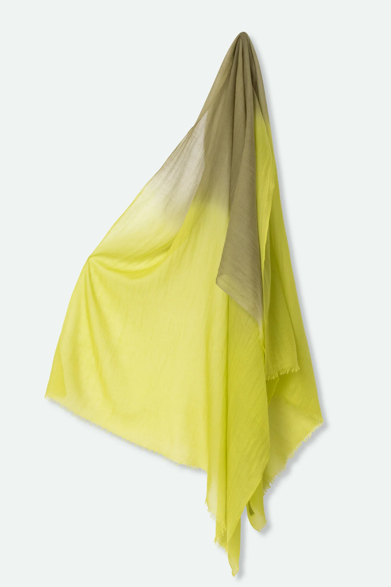 ARMY SAFARI LIGHTWEIGHT SCARF IN HAND DYED CASHMERE - Image 4