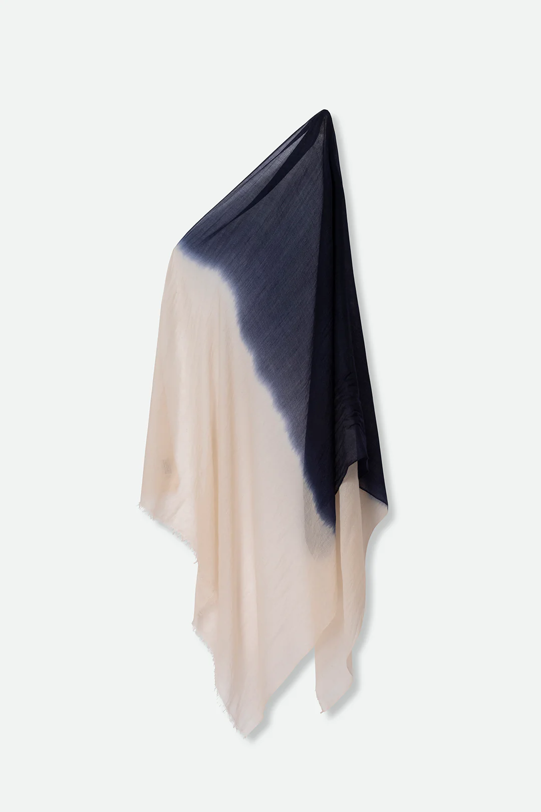 MIDNIGHT MOON LIGHTWEIGHT SCARF IN HAND DYED CASHMERE - Image 3