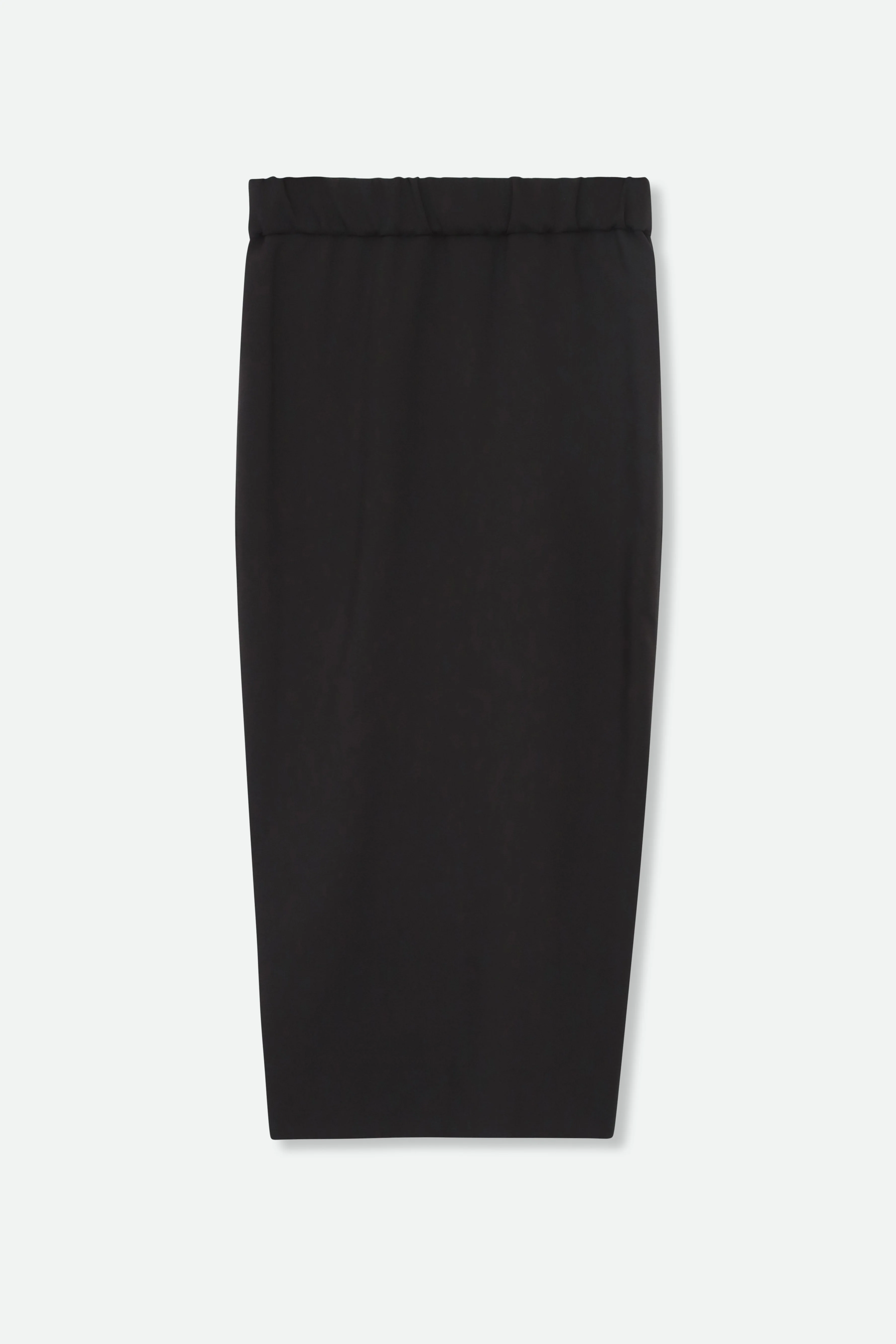 LILA LONG PENCIL SKIRT IN ITALIAN TECHNICAL STRETCH BLACK - Image 3