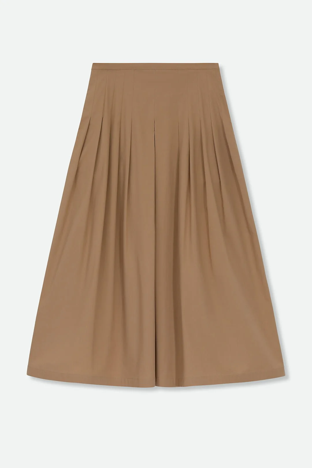 LILOU PLEATED SKIRT IN ITALIAN POPLIN STRETCH - Image 14