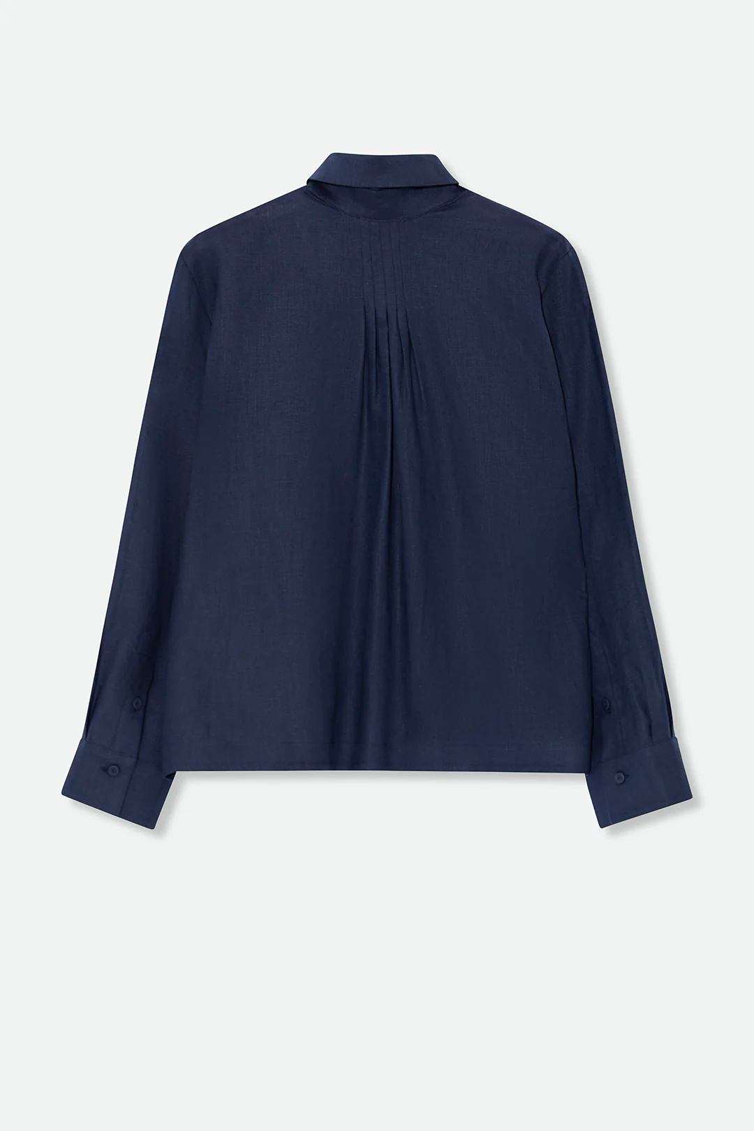 SIGNE BACK PLEATED SHIRT IN ITALIAN LINEN - Image 6