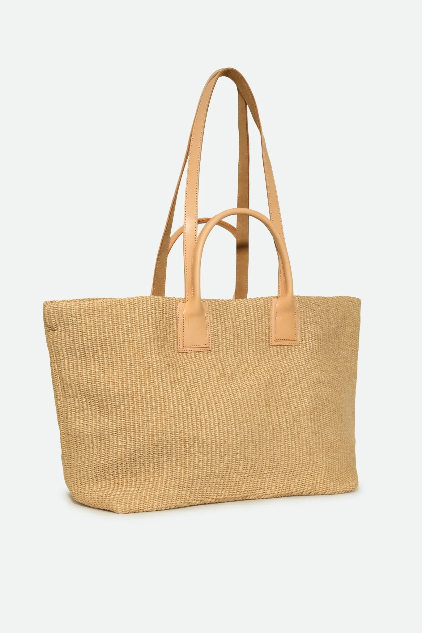 LISBON LARGE ITALIAN TOTE IN NATURAL - Image 2