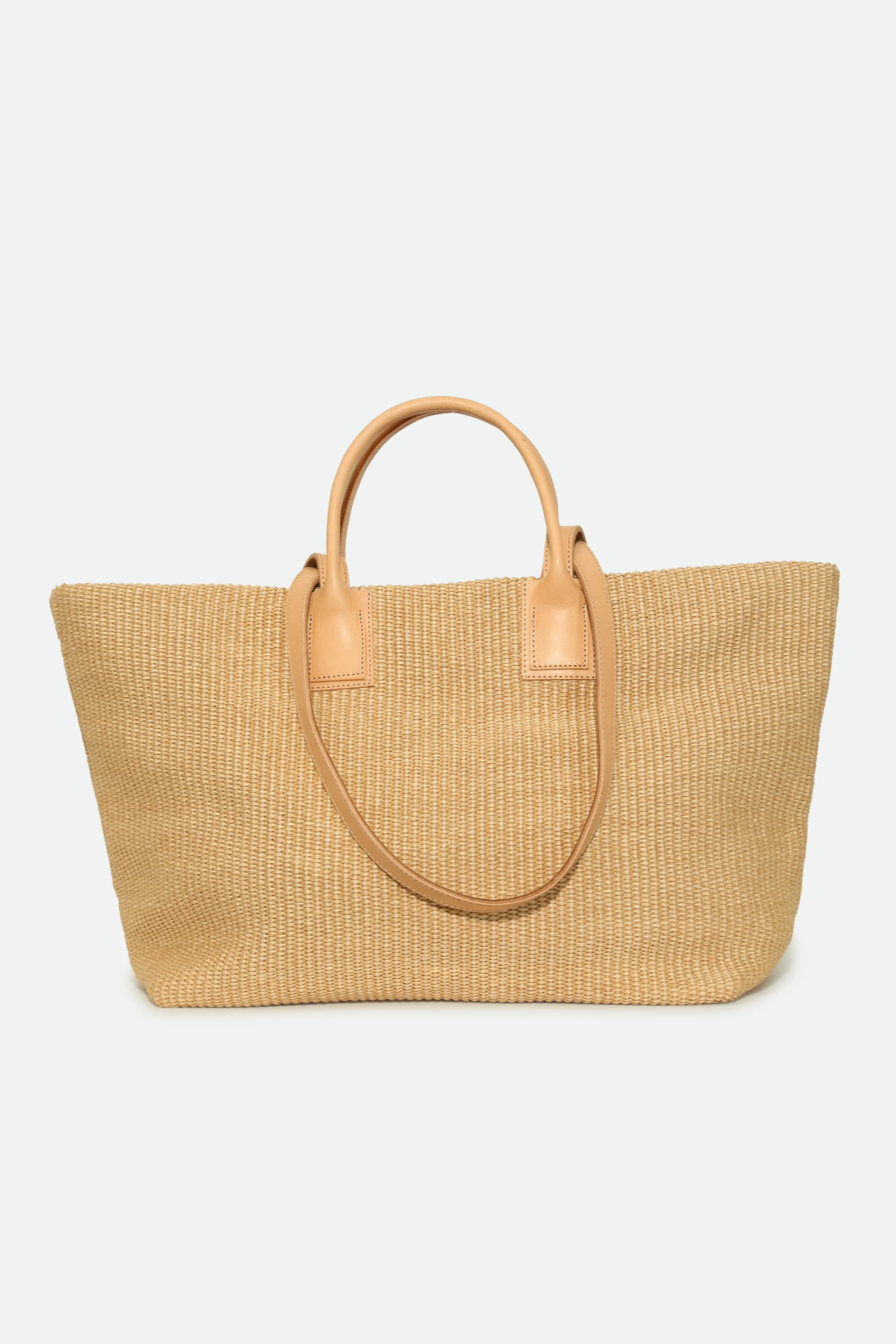 LISBON LARGE ITALIAN TOTE IN NATURAL - Image 4