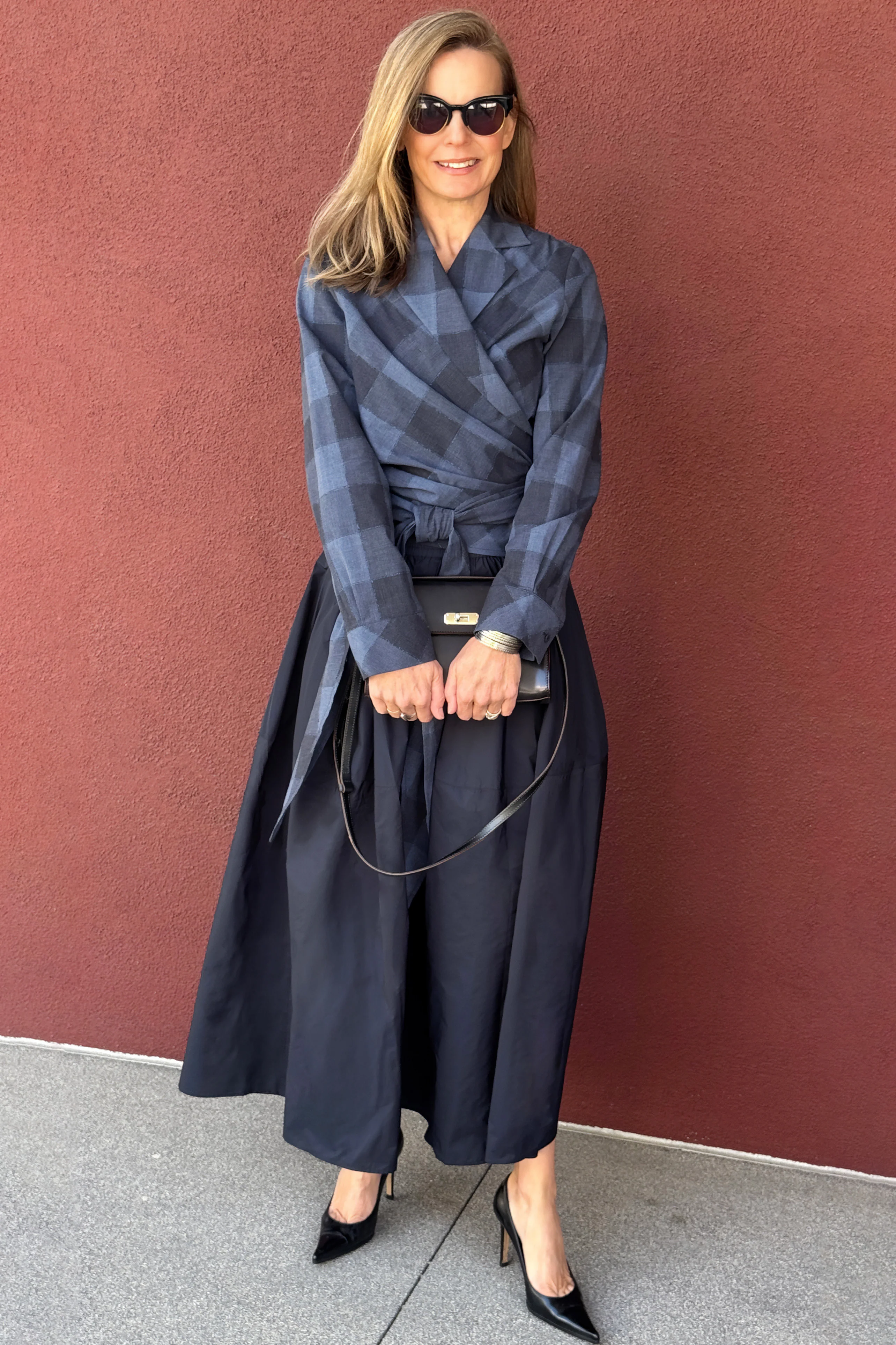 LOIRE SKIRT IN TECHNO SILK LIGHT TAFFETTA - Image 6