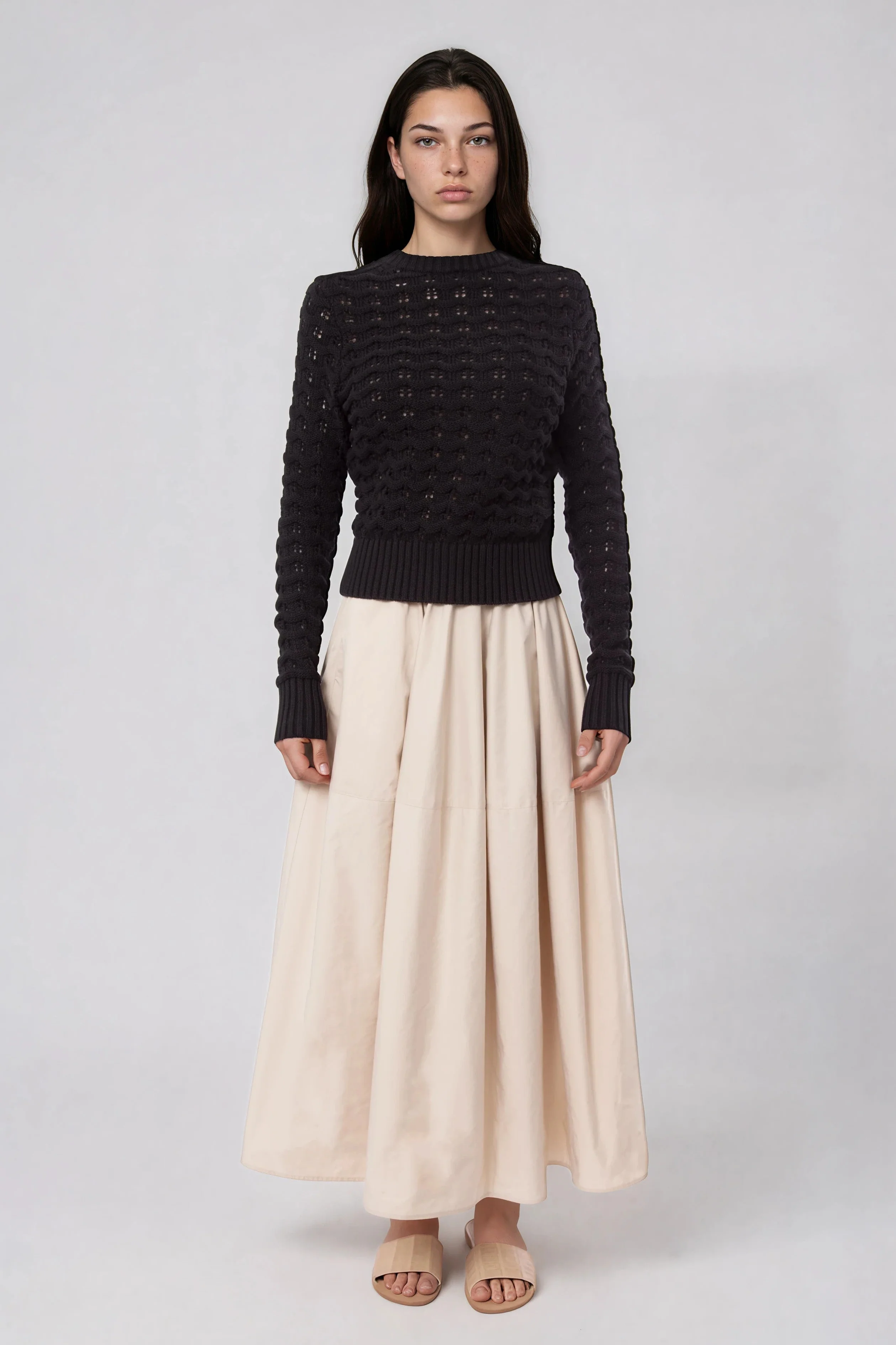 LOIRE SKIRT IN TECHNO SILK MEDIUM TAFFETTA - Image 5