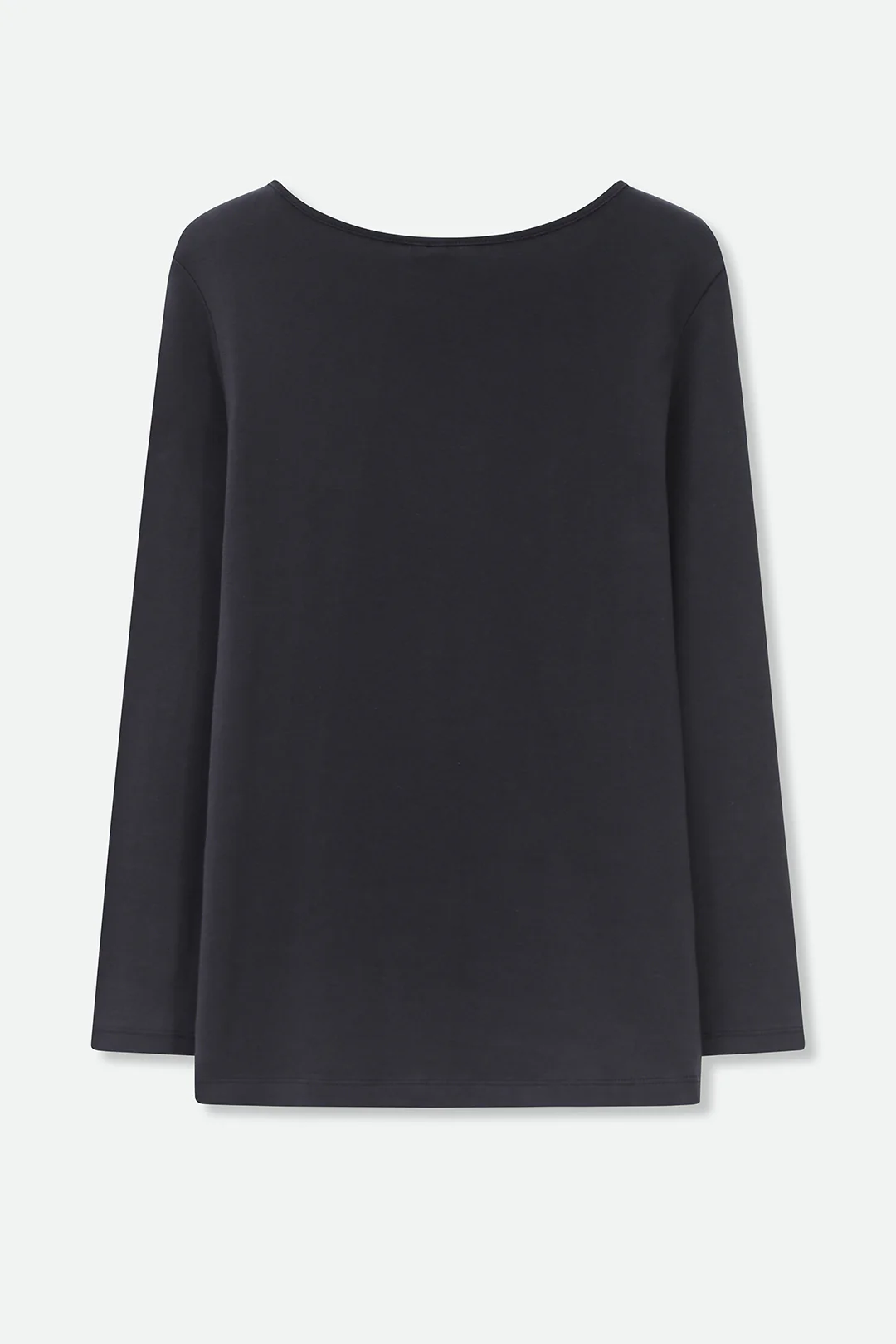 LONG SLEEVE BATEAU NECK IN PIMA COTTON STRETCH - Image 6