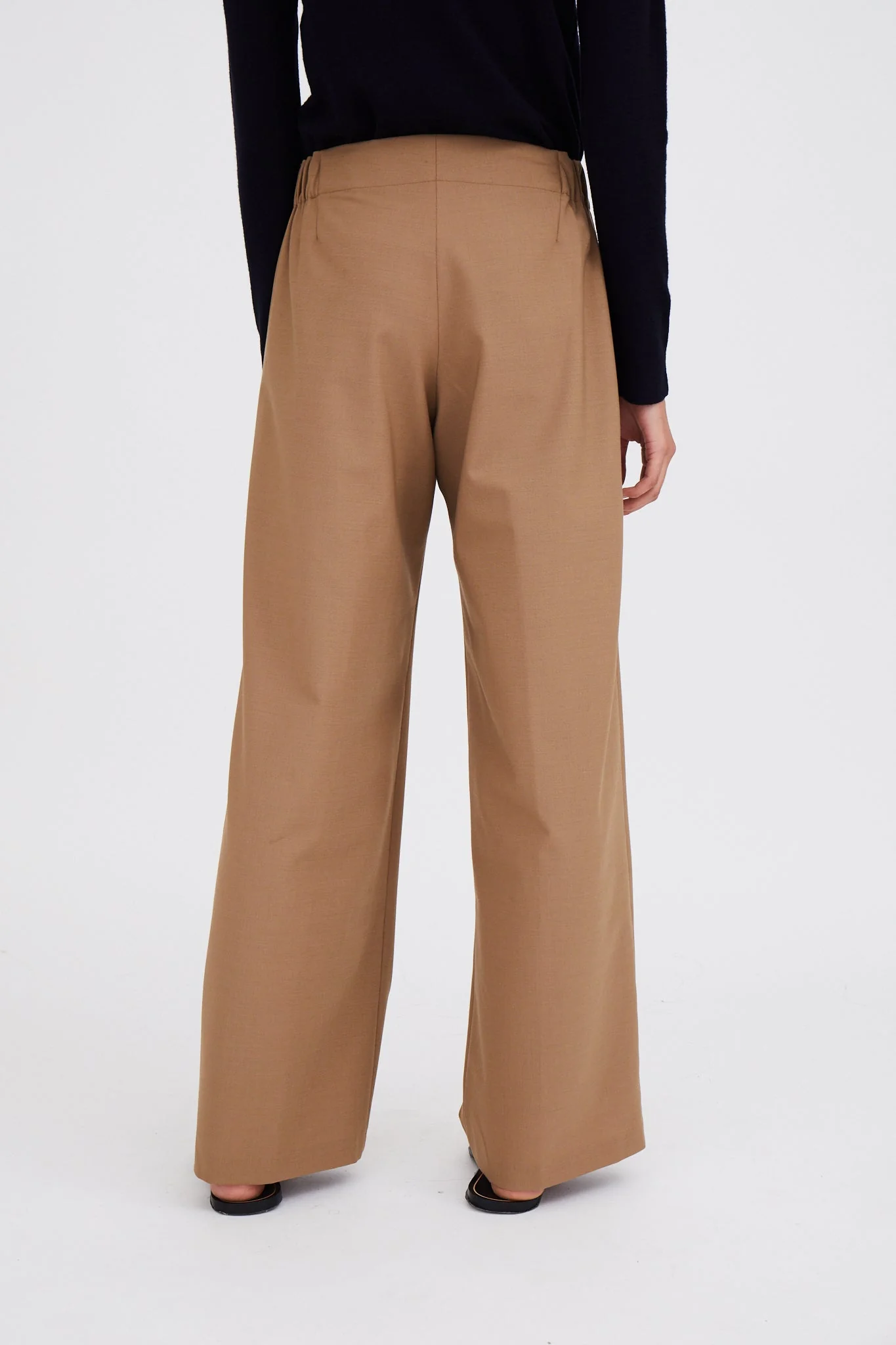 ARIA PANT IN FINE ITALIAN WOOL BLEND - Image 3