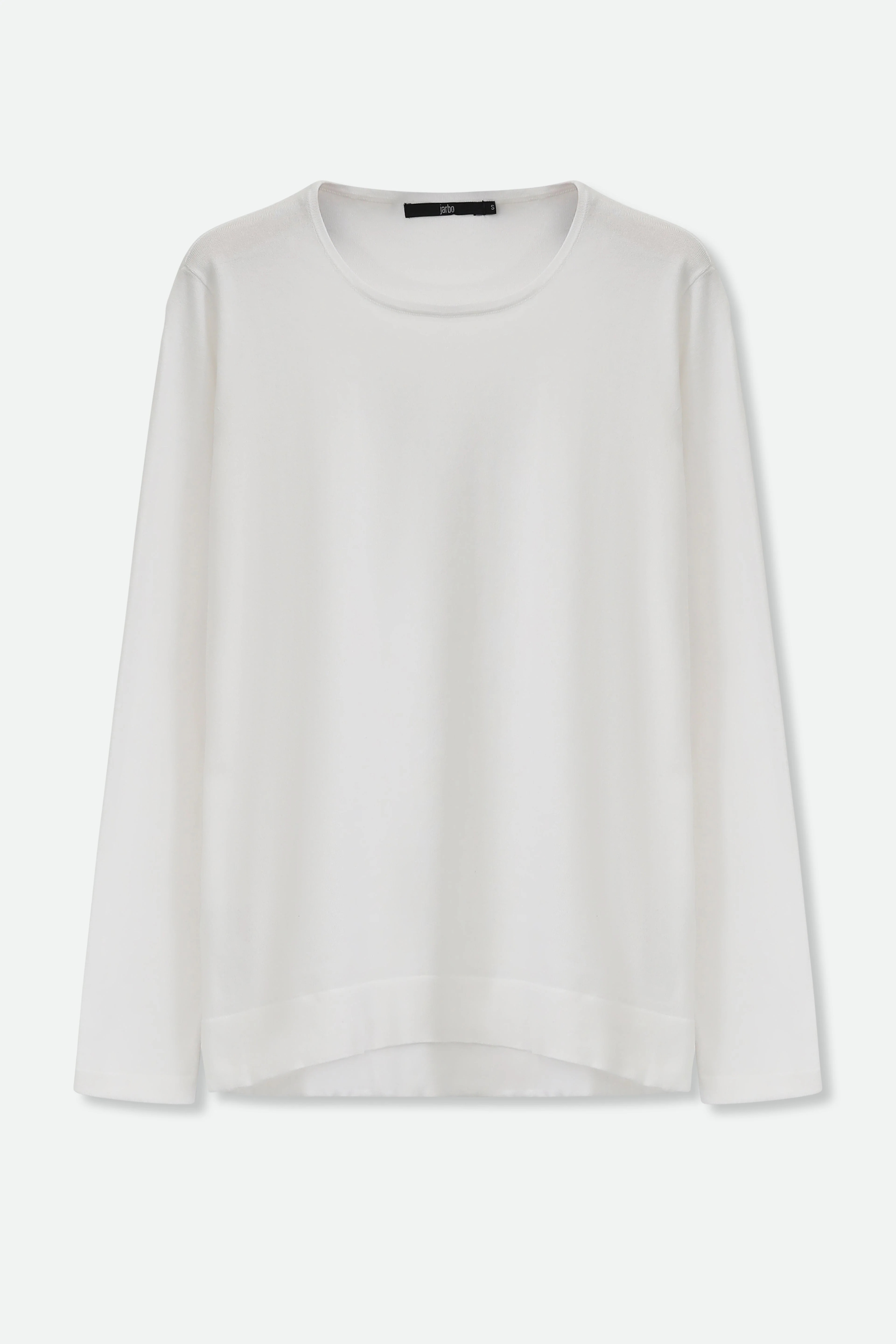 STEVIE LONG SLEEVE CREW IN KNIT PIMA COTTON - Image 3