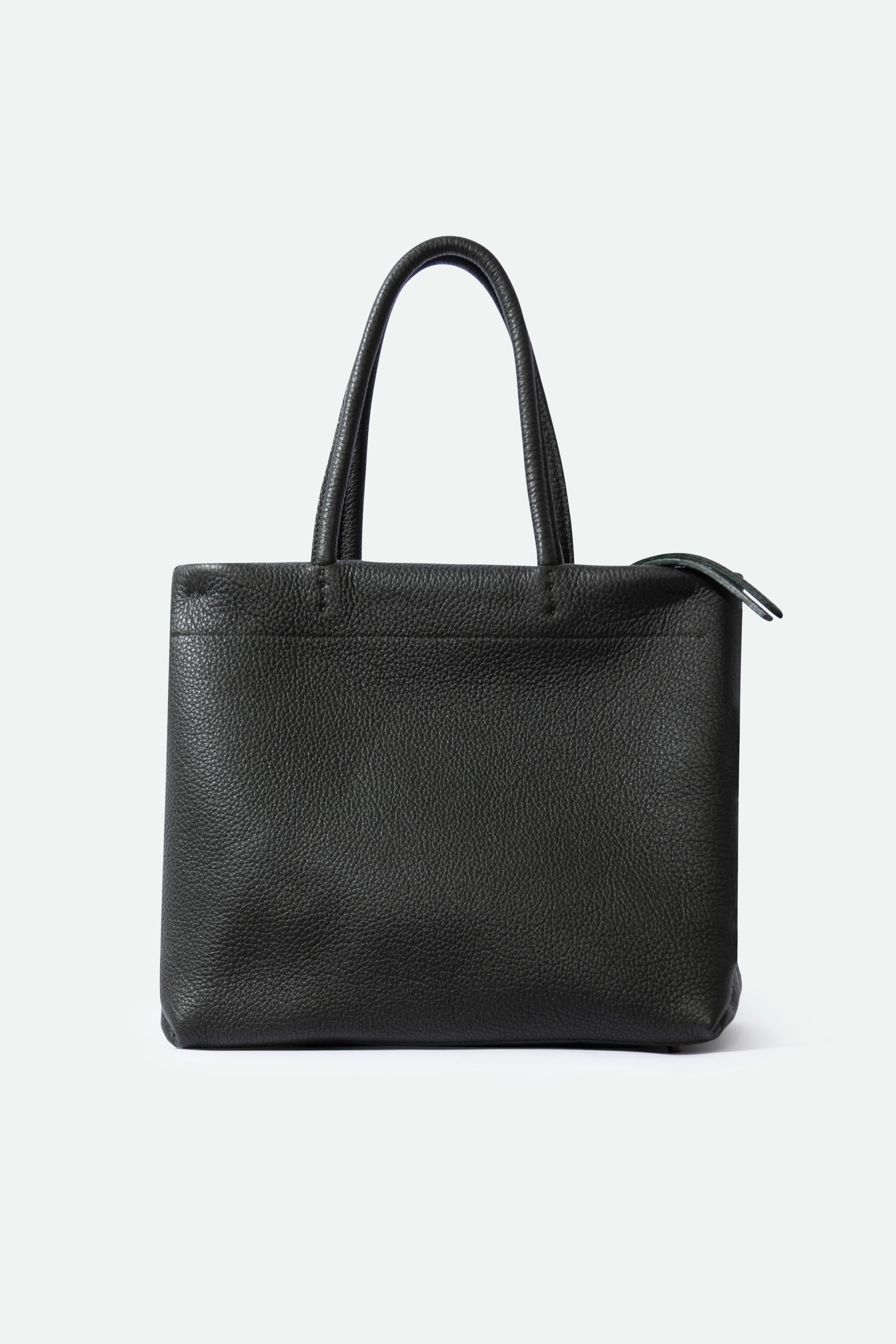 MARCEL HANDBAG IN ITALIAN LEATHER FOREST