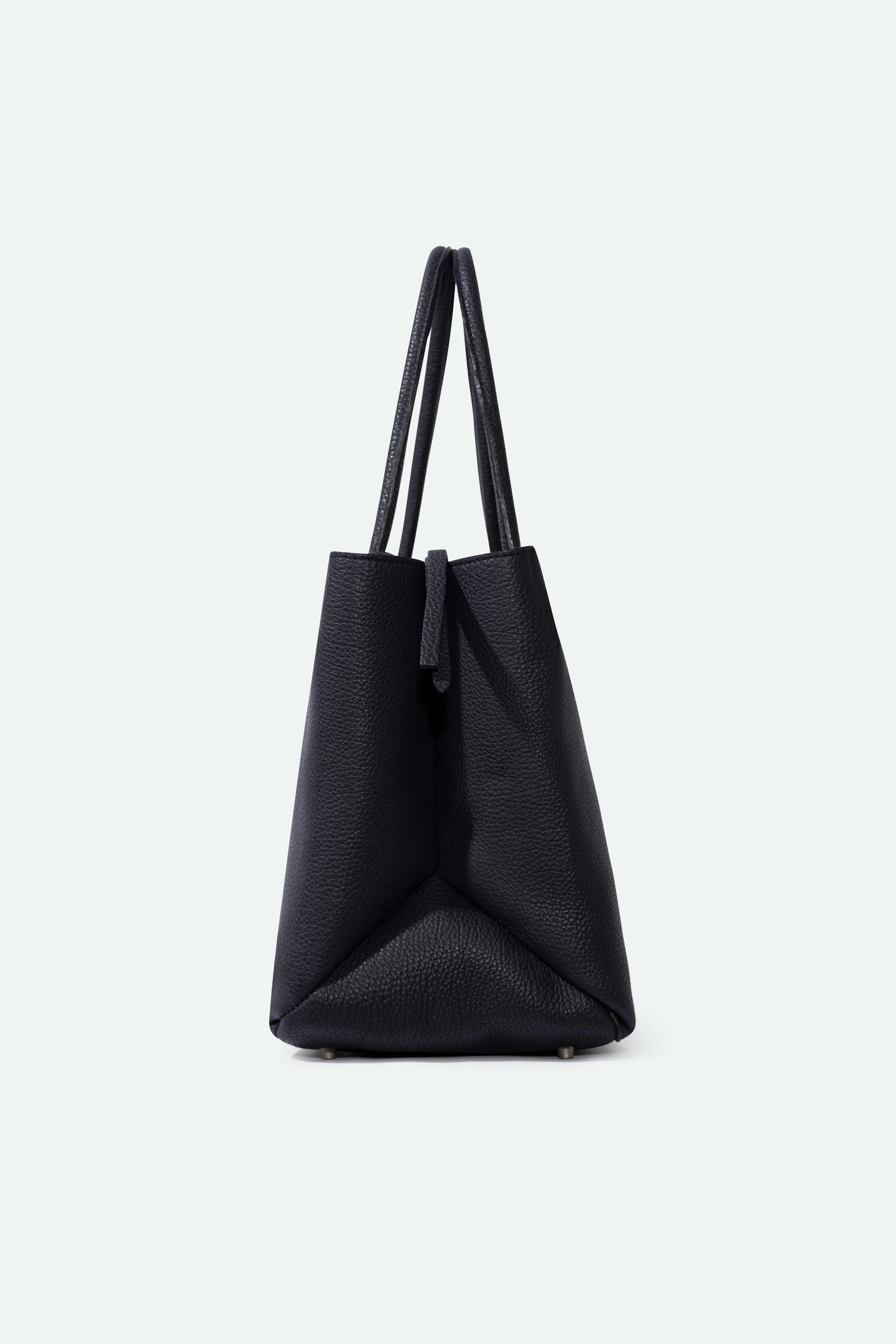 MARCEL HANDBAG IN ITALIAN LEATHER NAVY - Image 5