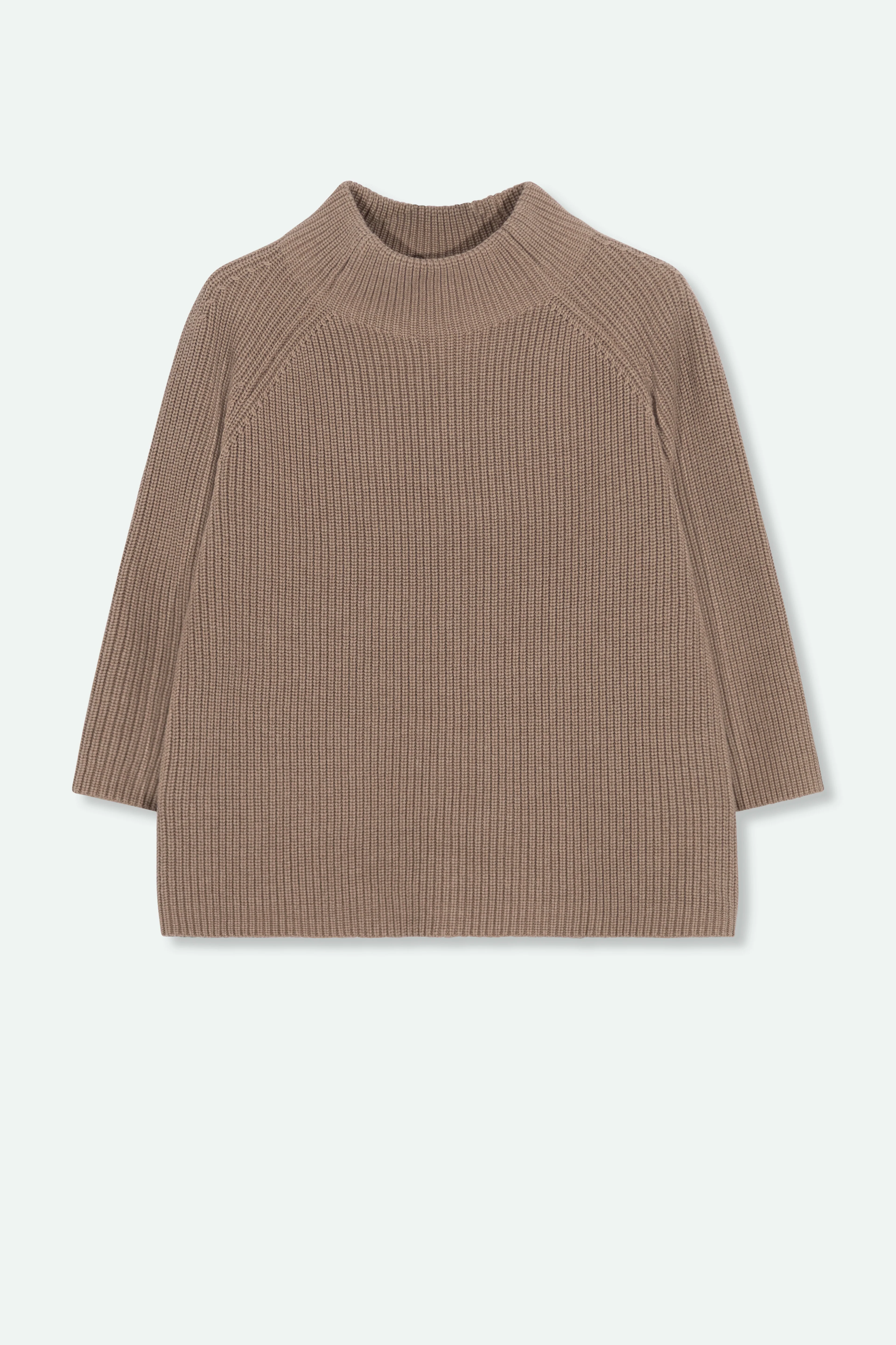 MARELLA MOCKNECK IN ITALIAN COTTON KNIT - Image 5
