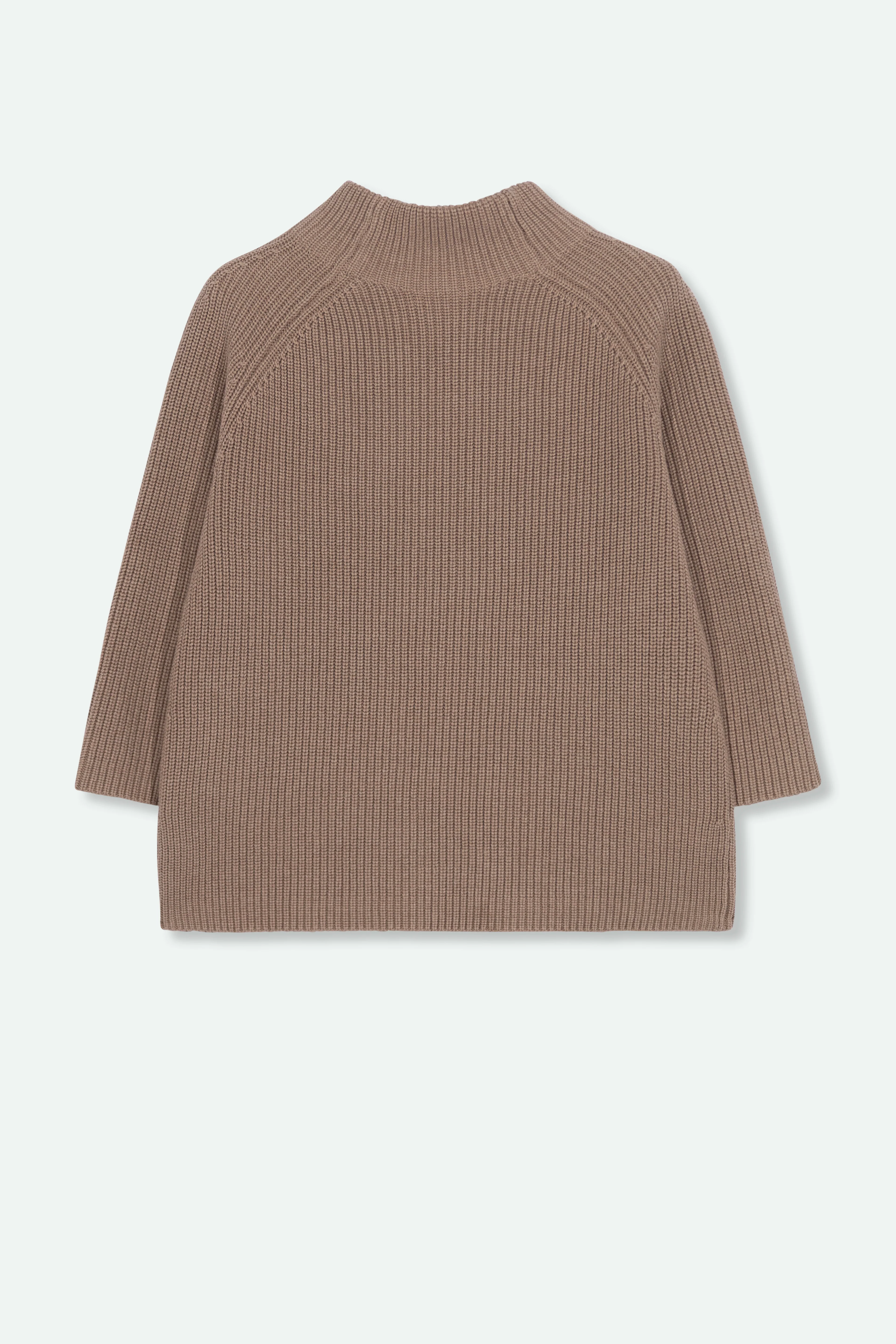MARELLA MOCKNECK IN ITALIAN COTTON KNIT - Image 7