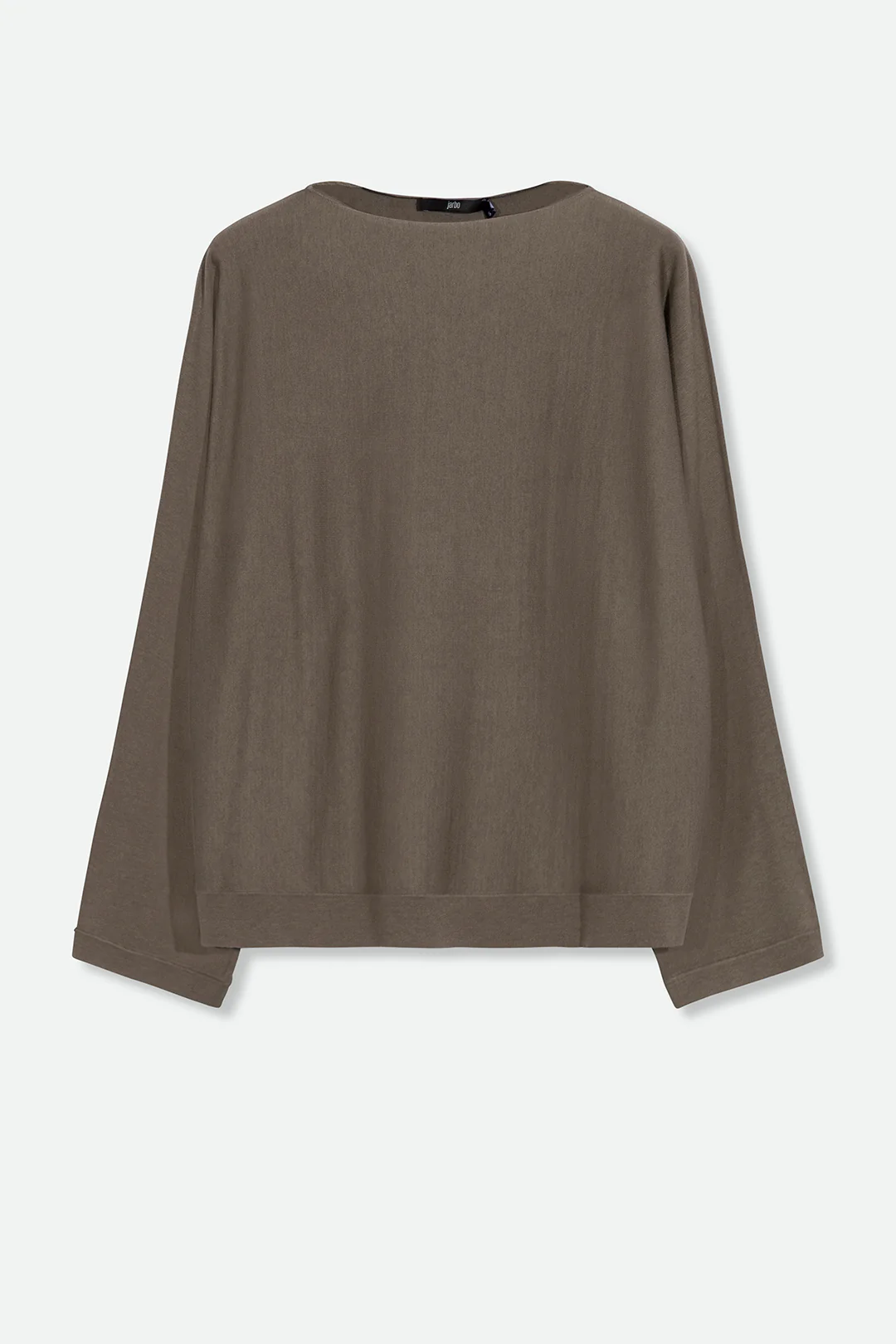 MAREN DOLMAN TOP IN FINE GAUGE ITALIAN SILK COTTON - Image 3