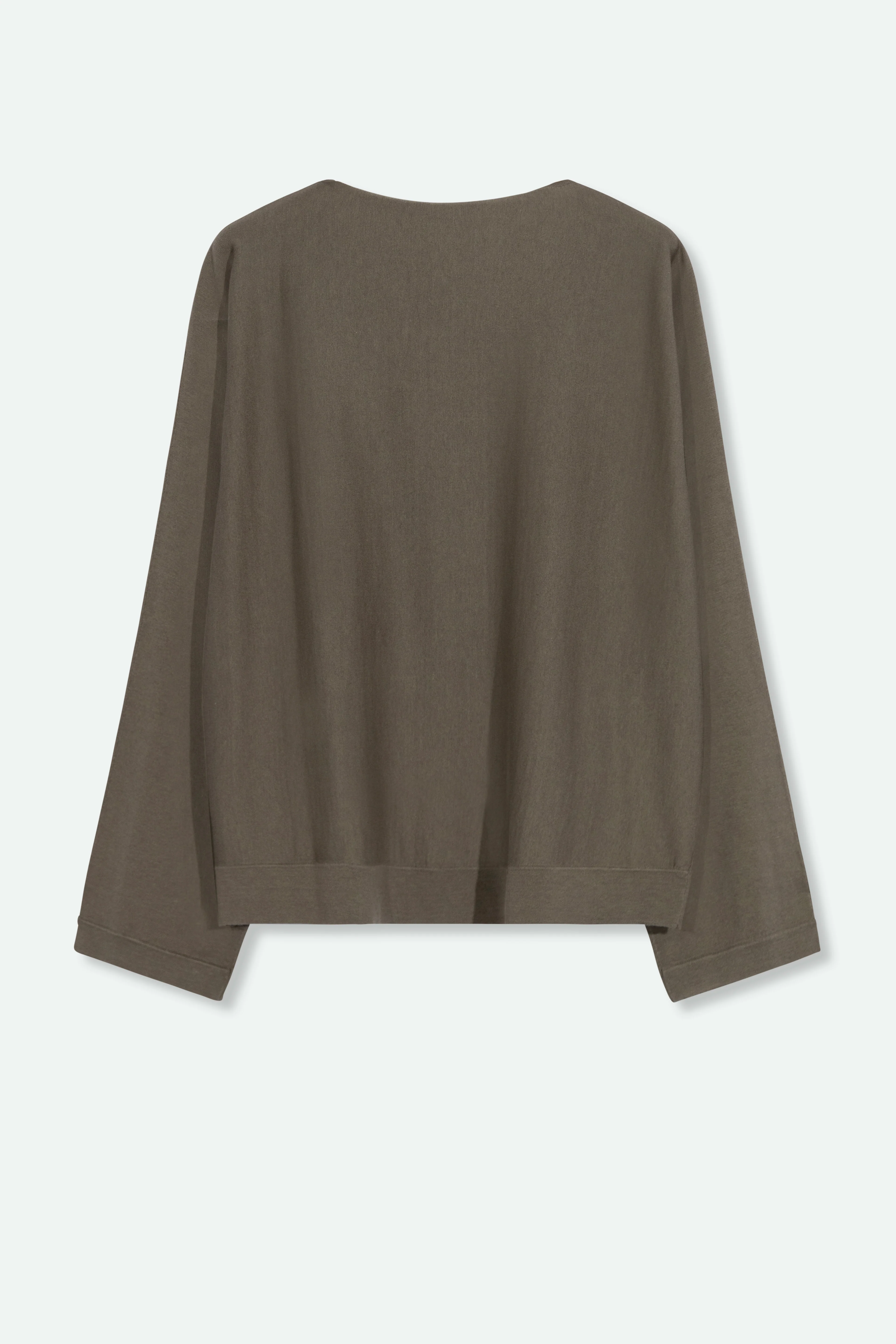 MAREN DOLMAN TOP IN FINE GAUGE ITALIAN SILK COTTON - Image 5