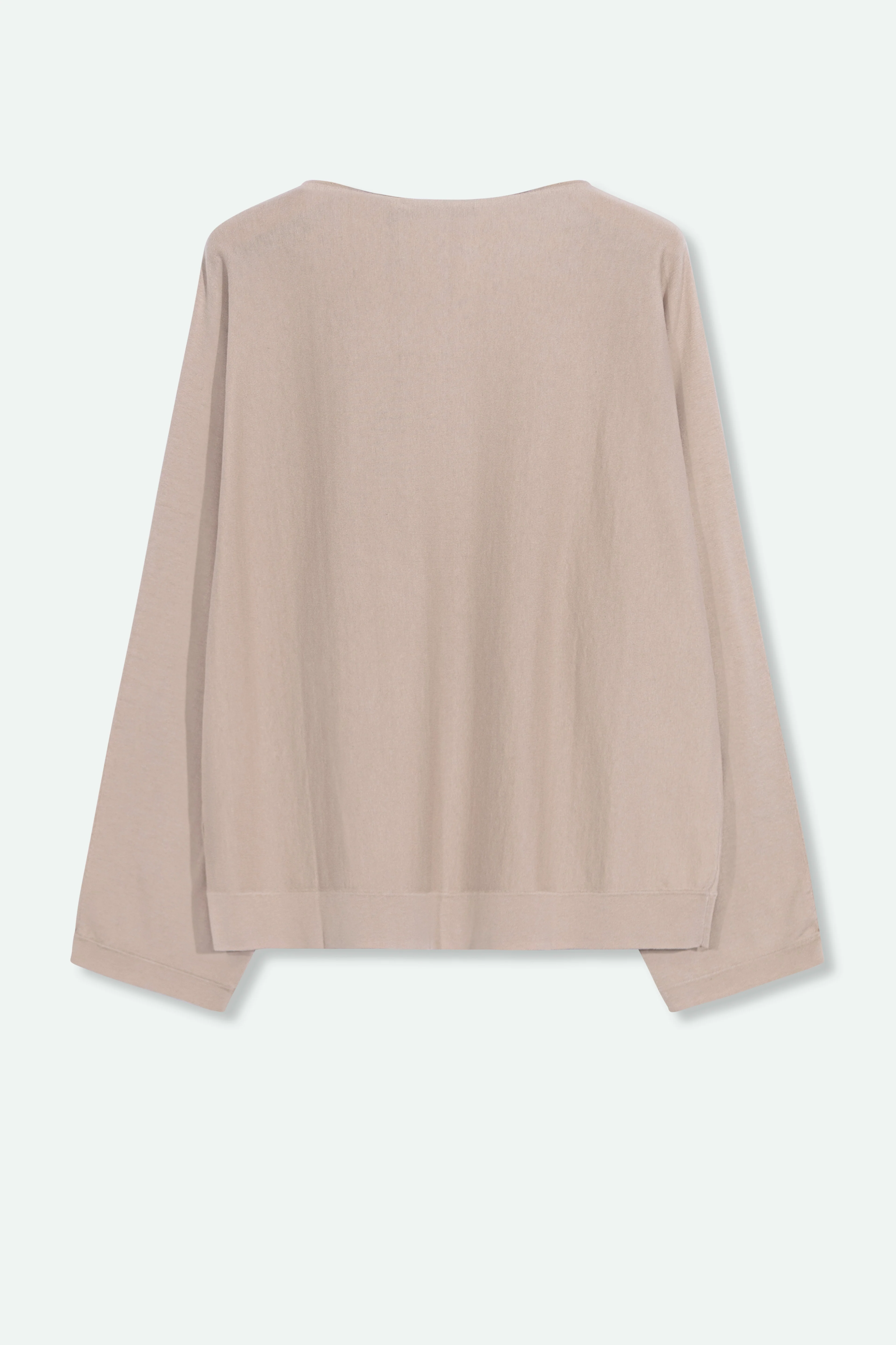 MAREN DOLMAN TOP IN FINE GAUGE ITALIAN SILK COTTON - Image 9