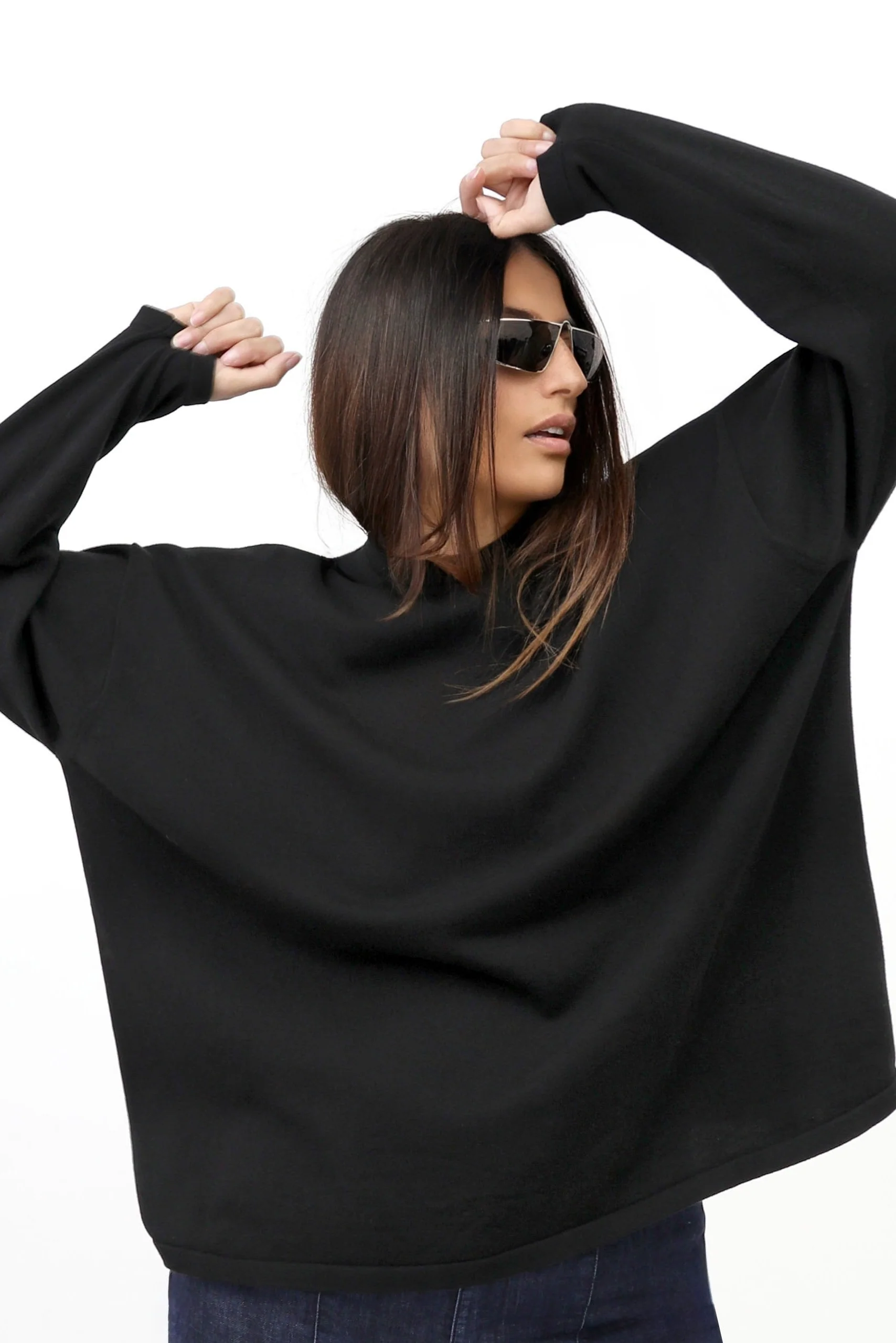 MARLOW OVERSIZED BOXY CREW IN 100% ITALIAN COTTON - Image 19