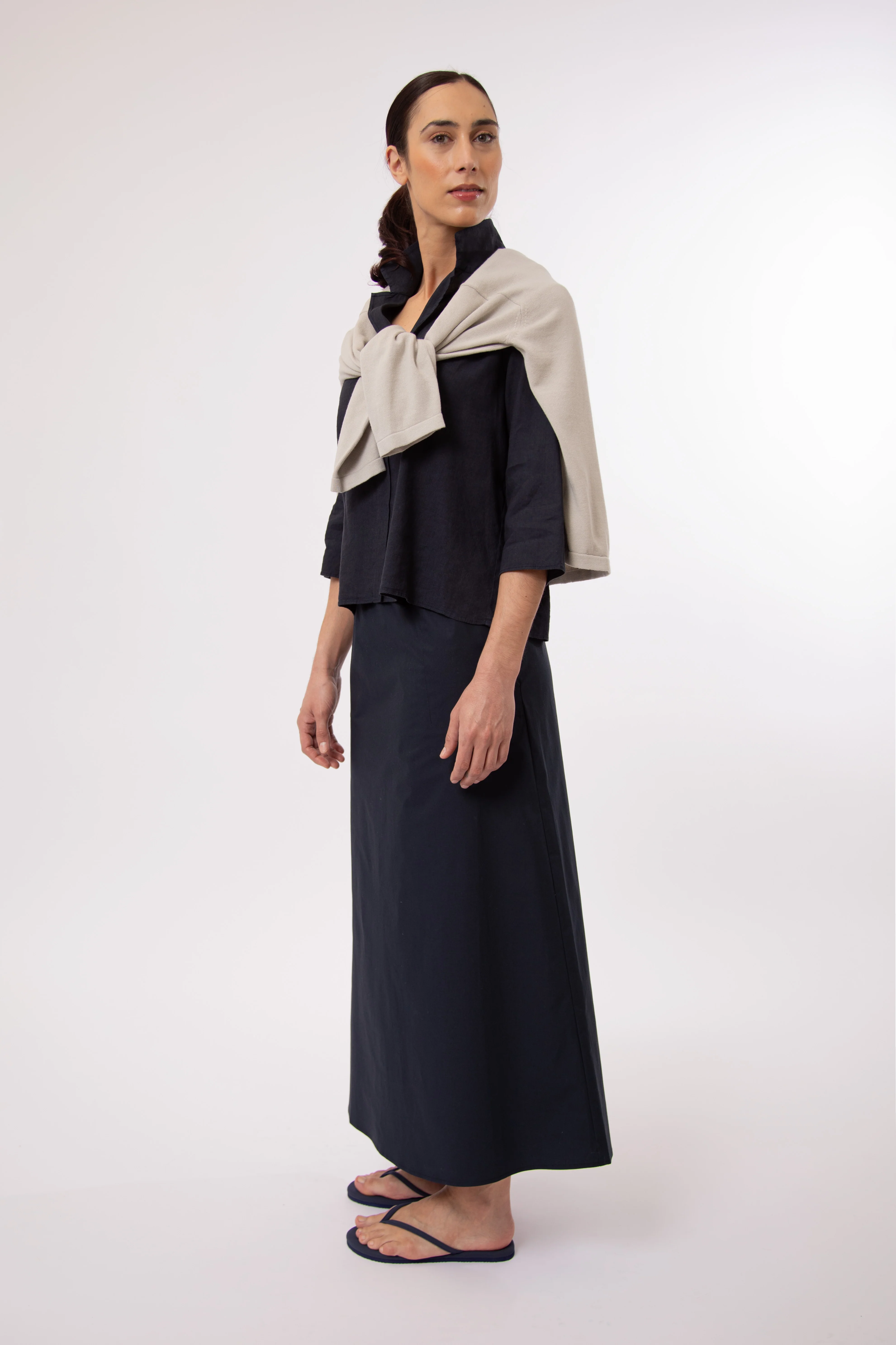MARLOW OVERSIZED BOXY CREW IN 100% ITALIAN COTTON - Image 5