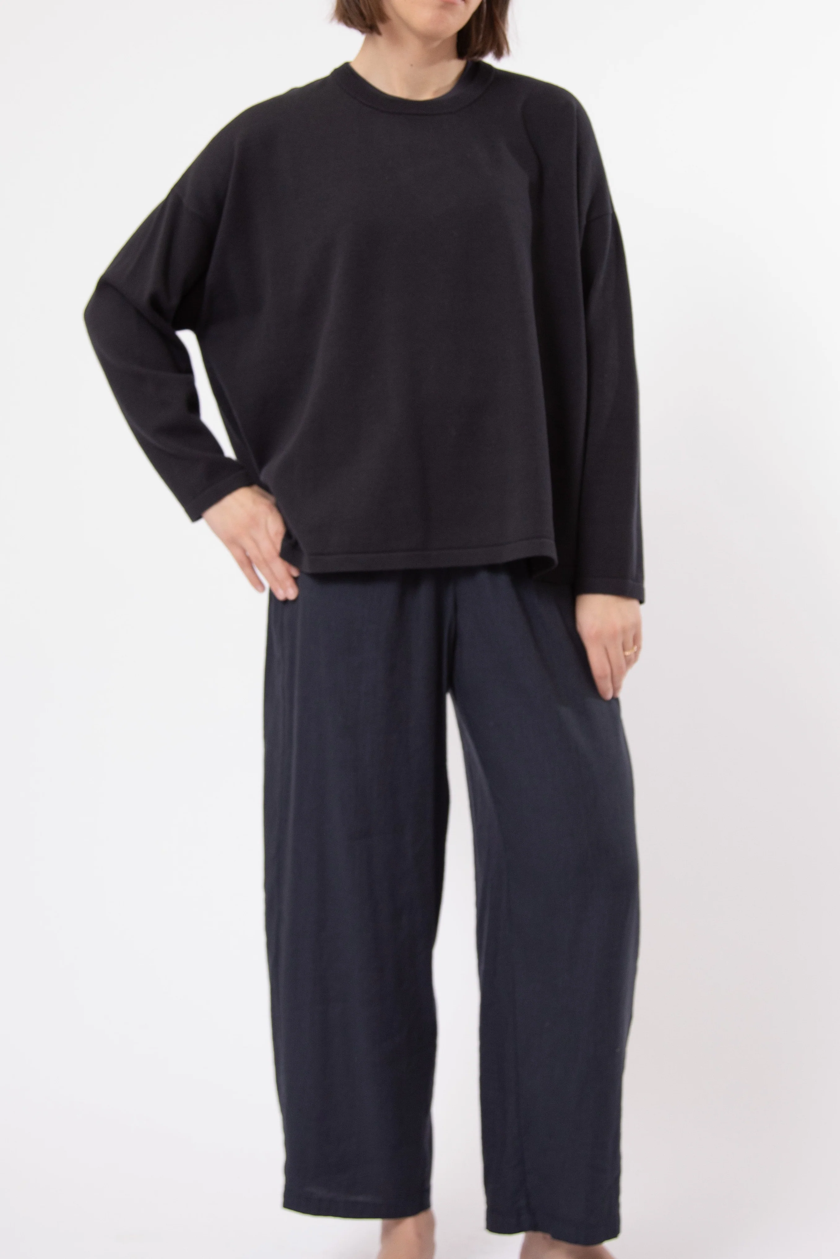 MARLOW OVERSIZED BOXY CREW IN 100% ITALIAN COTTON - Image 9