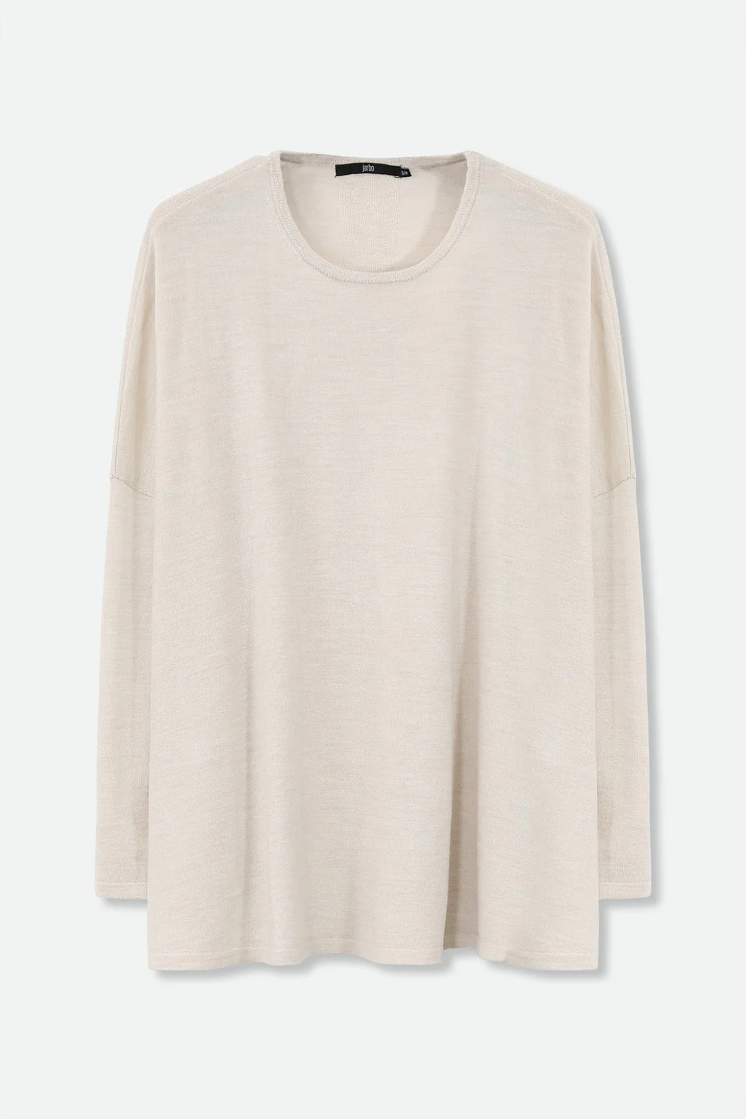 MATTEO OVERSIZED LONG SLEEVE CREW IN FINE ITALIAN MERINO - Image 12