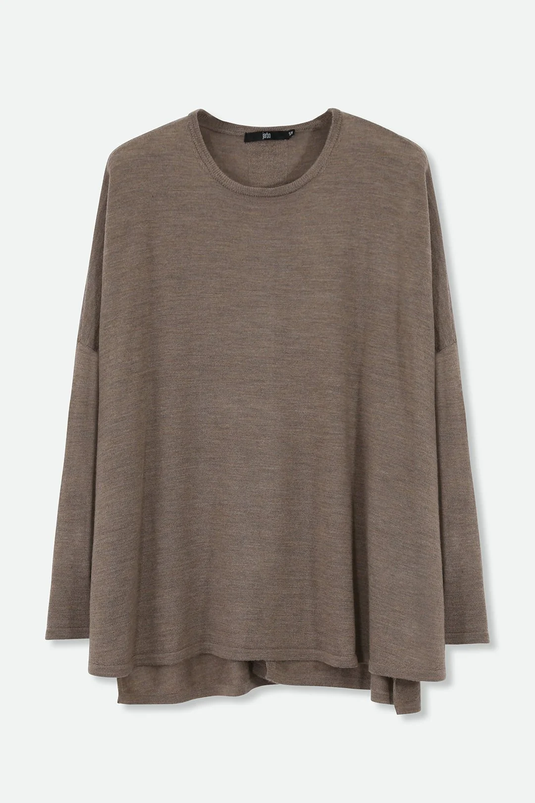 MATTEO OVERSIZED LONG SLEEVE CREW IN FINE ITALIAN MERINO - Image 3