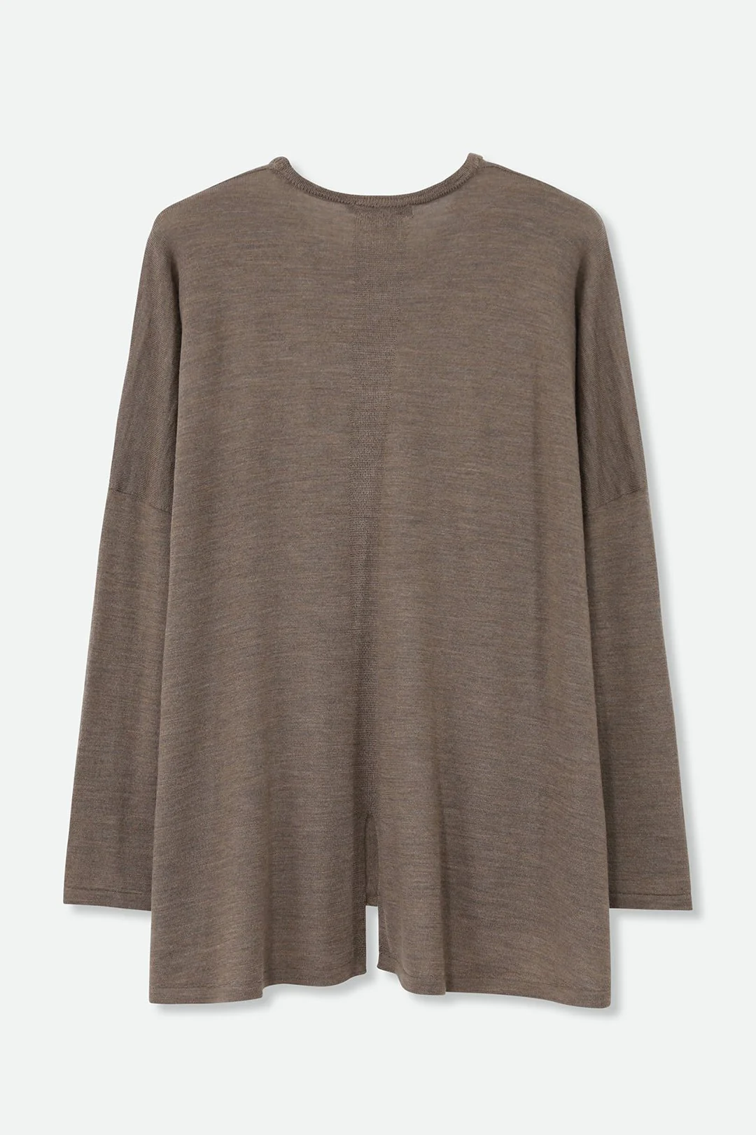MATTEO OVERSIZED LONG SLEEVE CREW IN FINE ITALIAN MERINO - Image 4