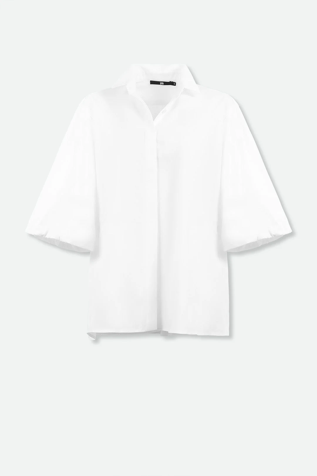 MIA SHIRT IN ITALIAN COTTON WHITE - Image 4