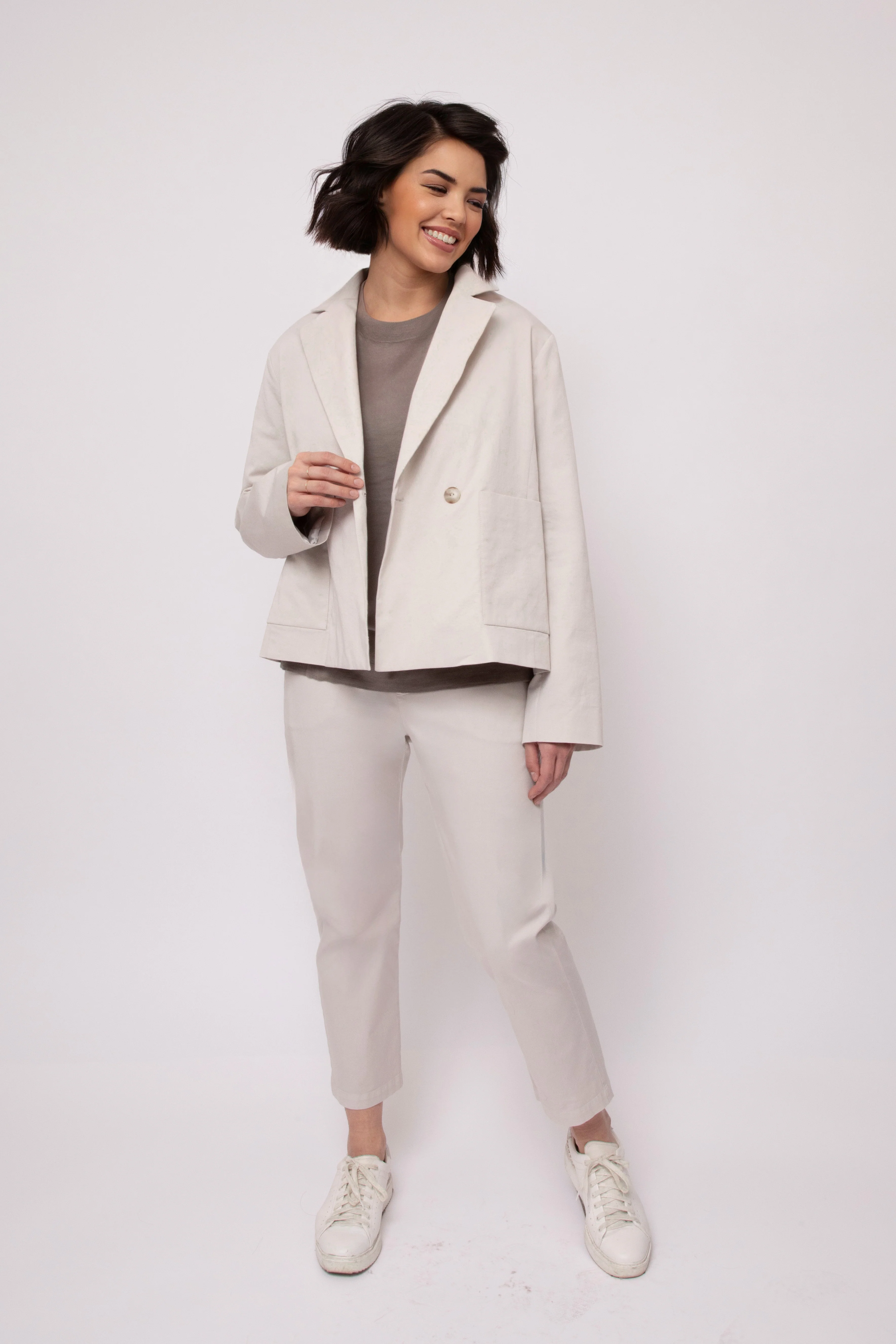 NICO LONG SLEEVE CREW & SCARF IN FINE MERINO - Image 13