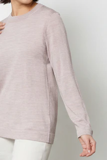 NICO LONG SLEEVE CREW & SCARF IN FINE MERINO - Image 19