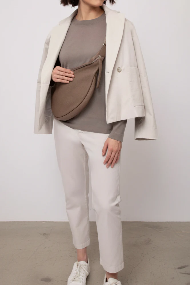 NICO LONG SLEEVE CREW & SCARF IN FINE MERINO - Image 9