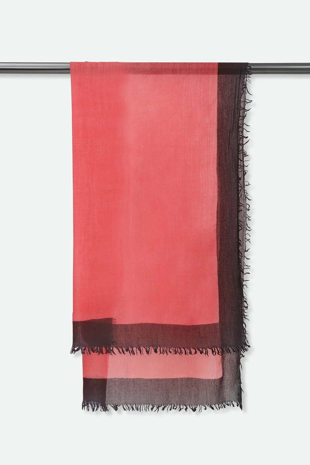 CRIMSON SQUARE ITALIAN CASHMERE SCARF - Image 2