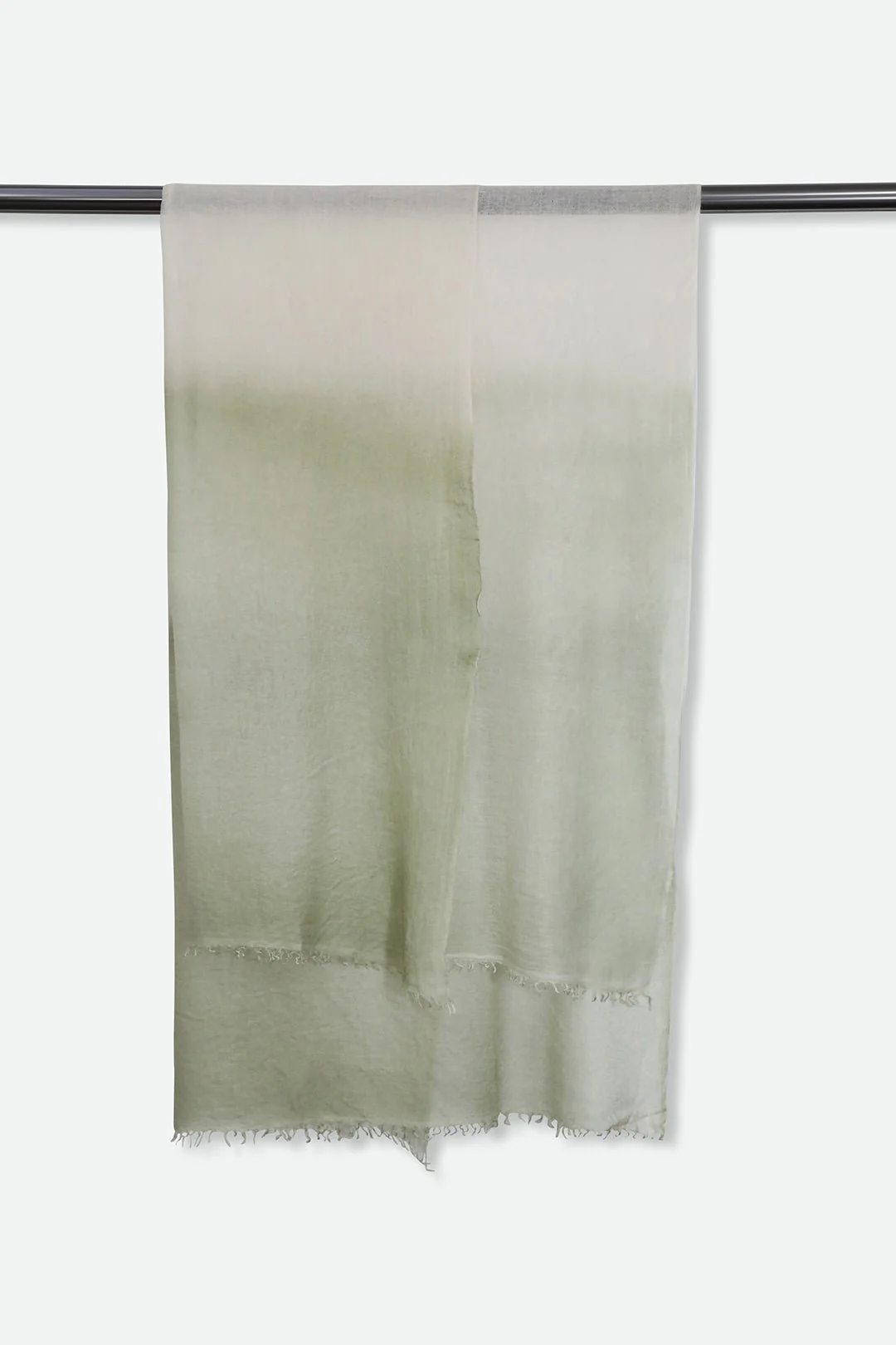 WHEAT HARVEST SCARF IN HAND DYED CASHMERE - Image 2