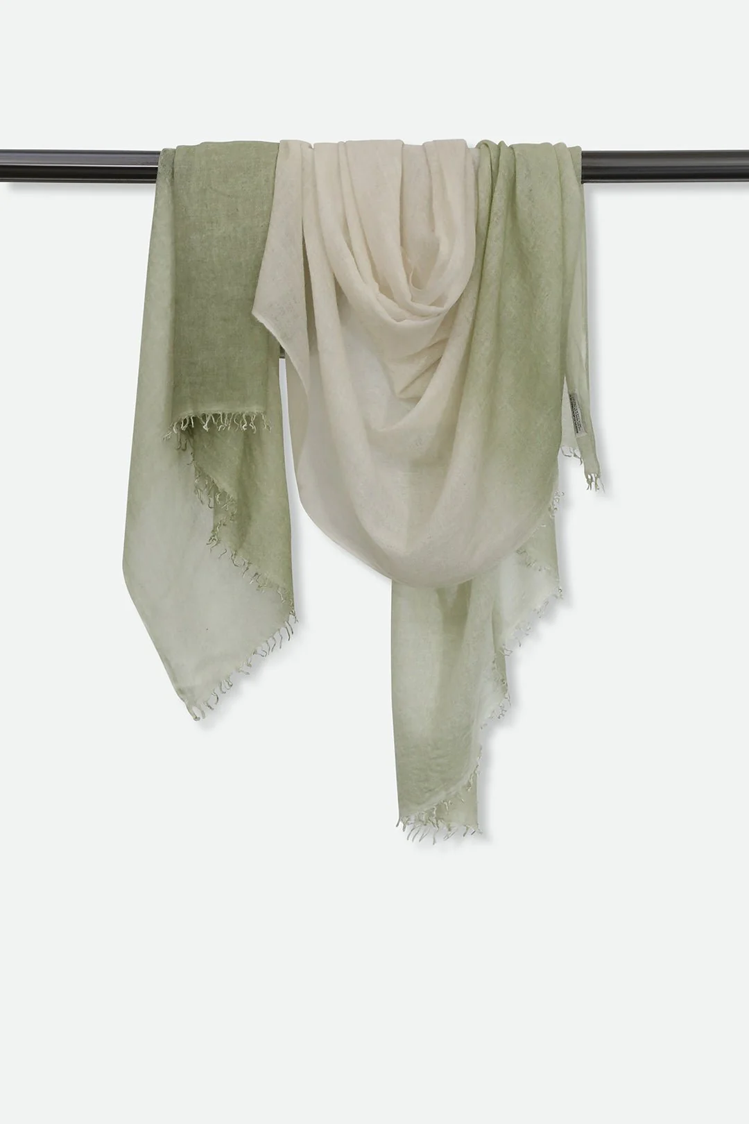 WHEAT HARVEST SCARF IN HAND DYED CASHMERE - Image 3