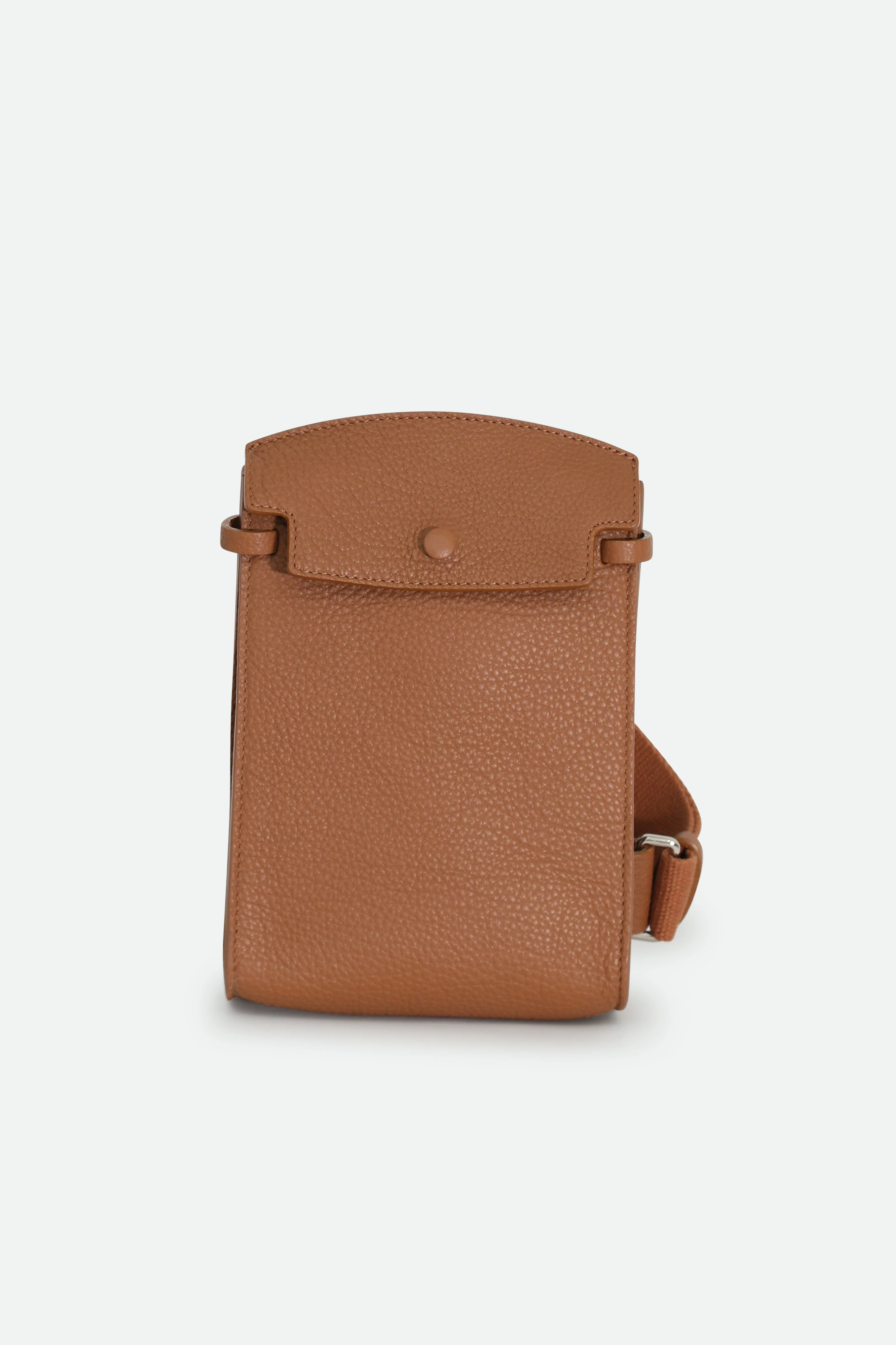 MONZA ITALIAN LEATHER CROSSBODY NATURAL CUOIO - Image 2