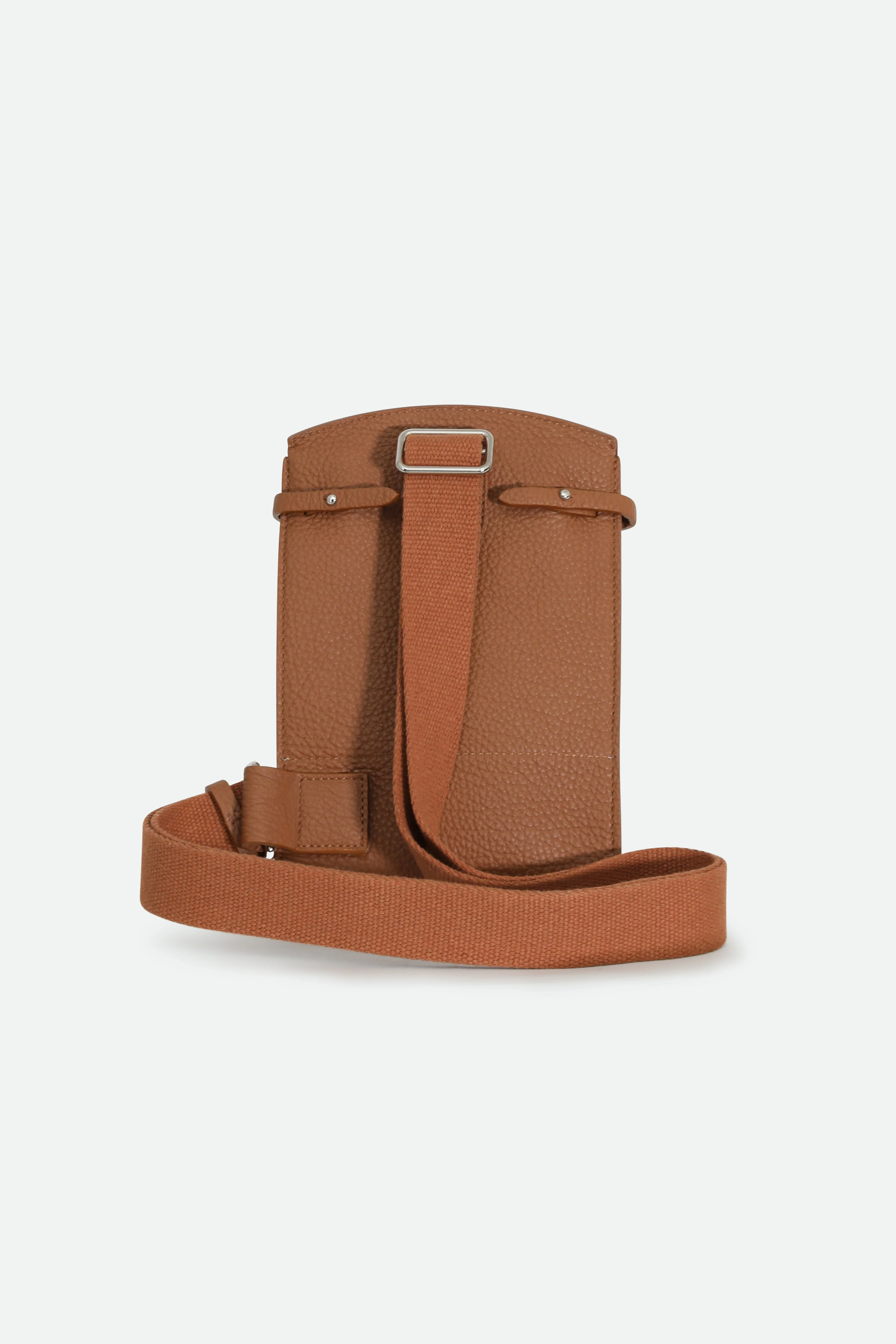 MONZA ITALIAN LEATHER CROSSBODY NATURAL CUOIO - Image 3
