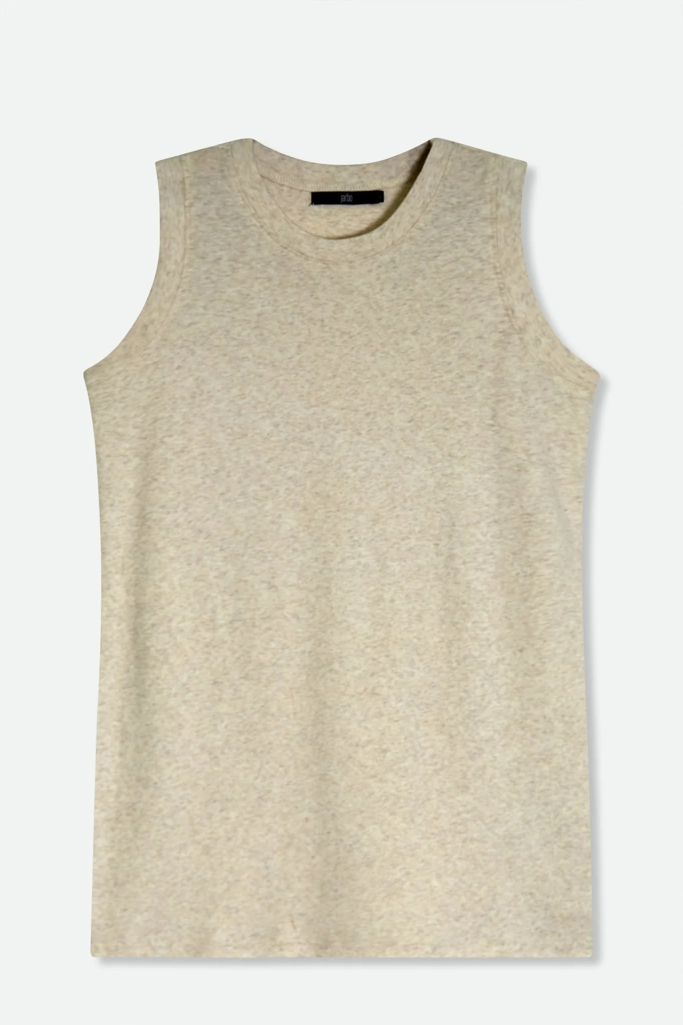 MUSCLE TANK IN HEATHERED PIMA COTTON STRETCH - Image 10