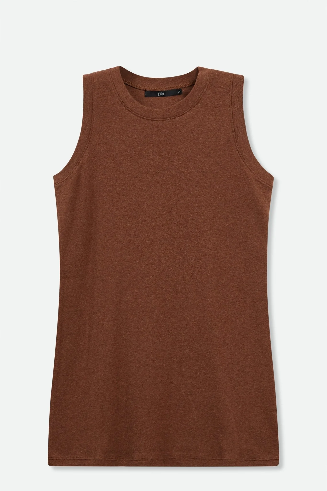 MUSCLE TANK IN HEATHERED PIMA COTTON STRETCH - Image 11