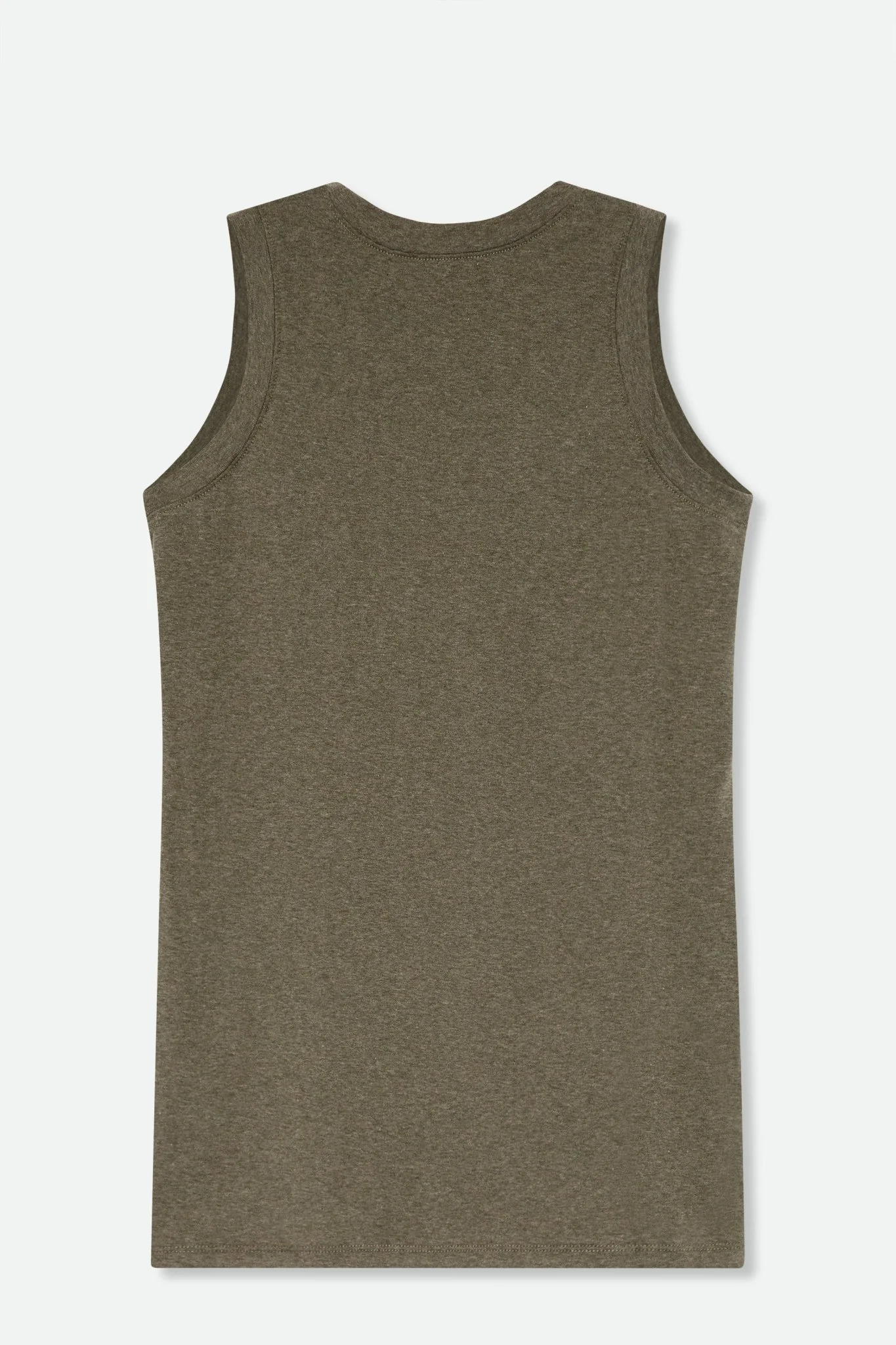 MUSCLE TANK IN HEATHERED PIMA COTTON STRETCH - Image 14