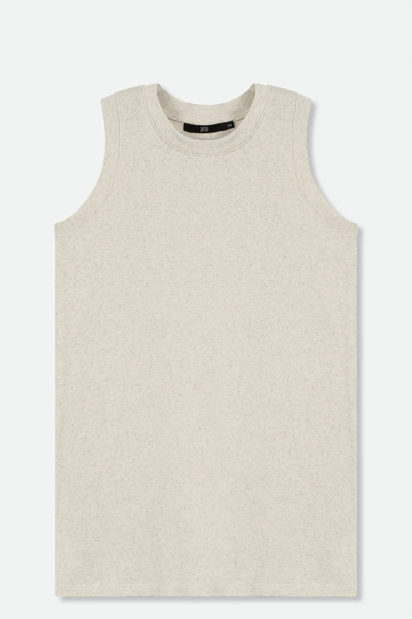 MUSCLE TANK IN HEATHERED PIMA COTTON STRETCH - Image 5