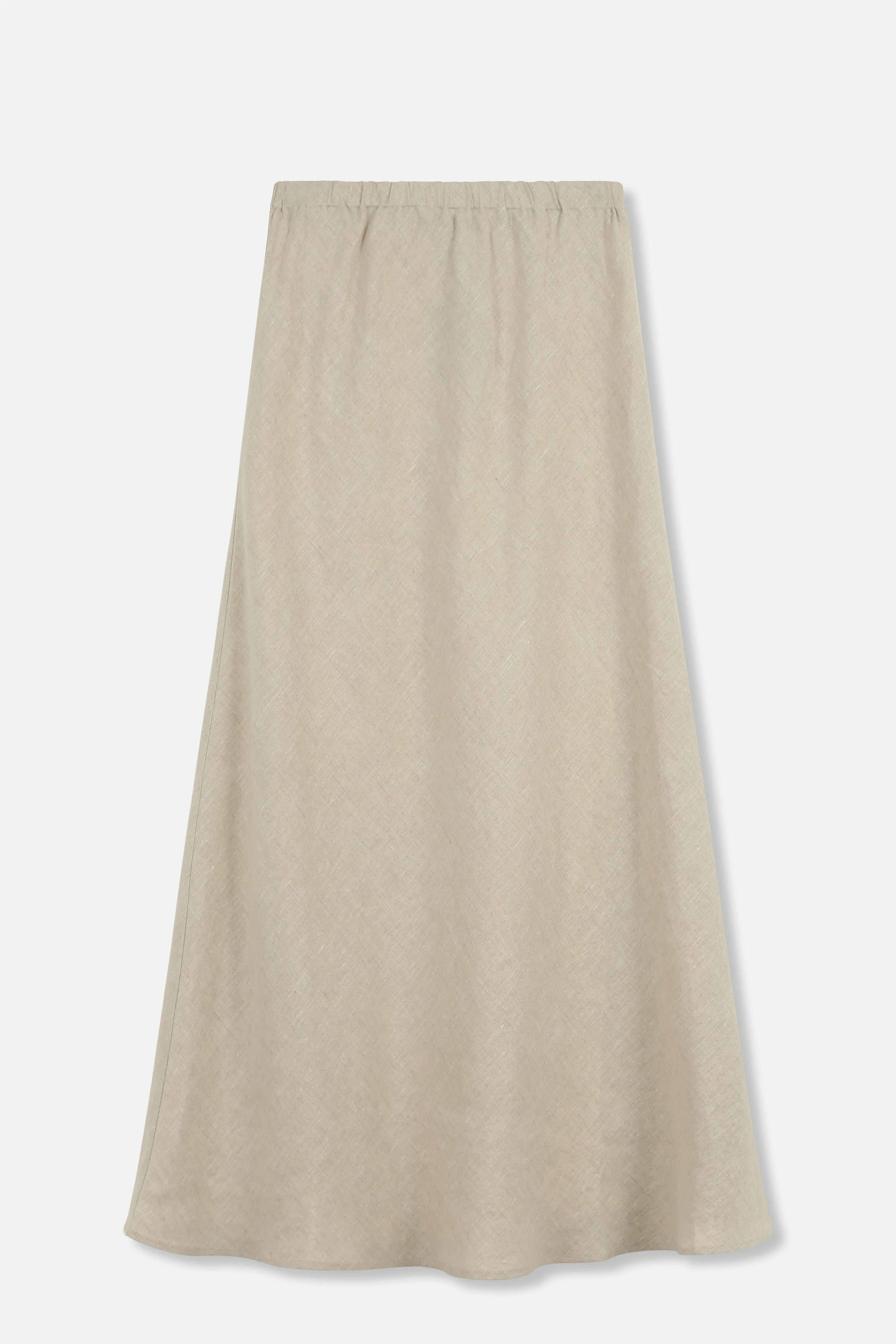 LIVIA BIAS SKIRT IN PREMIUM LINEN - Image 2