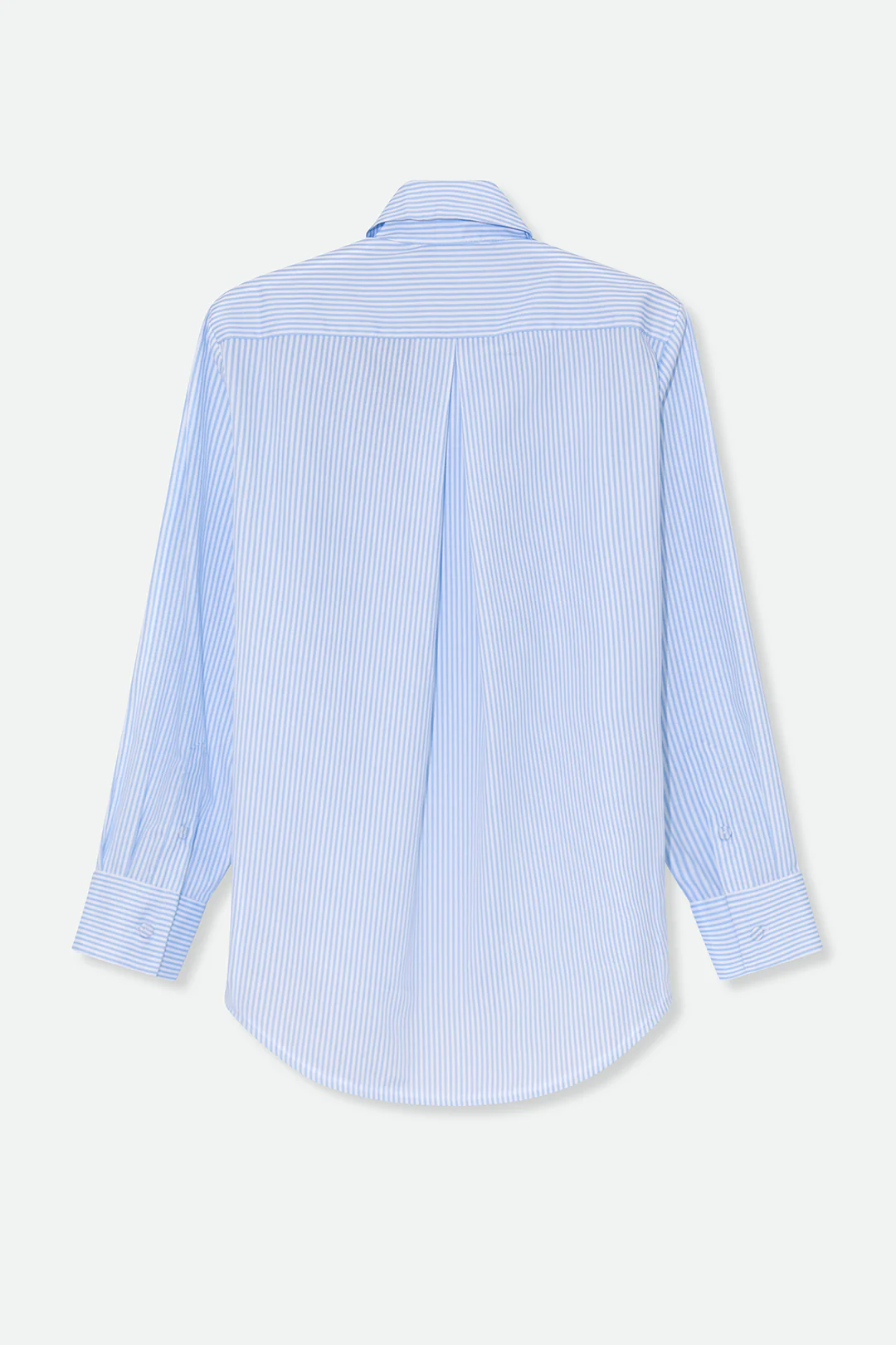 NEW YORKER SHIRT IN 100% COTTON LIGHT BLUE STRIPE - Image 2