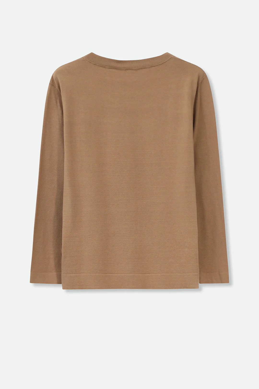NICO LONG SLEEVE CREW IN FINE GAUGE ITALIAN SILK COTTON - Image 10