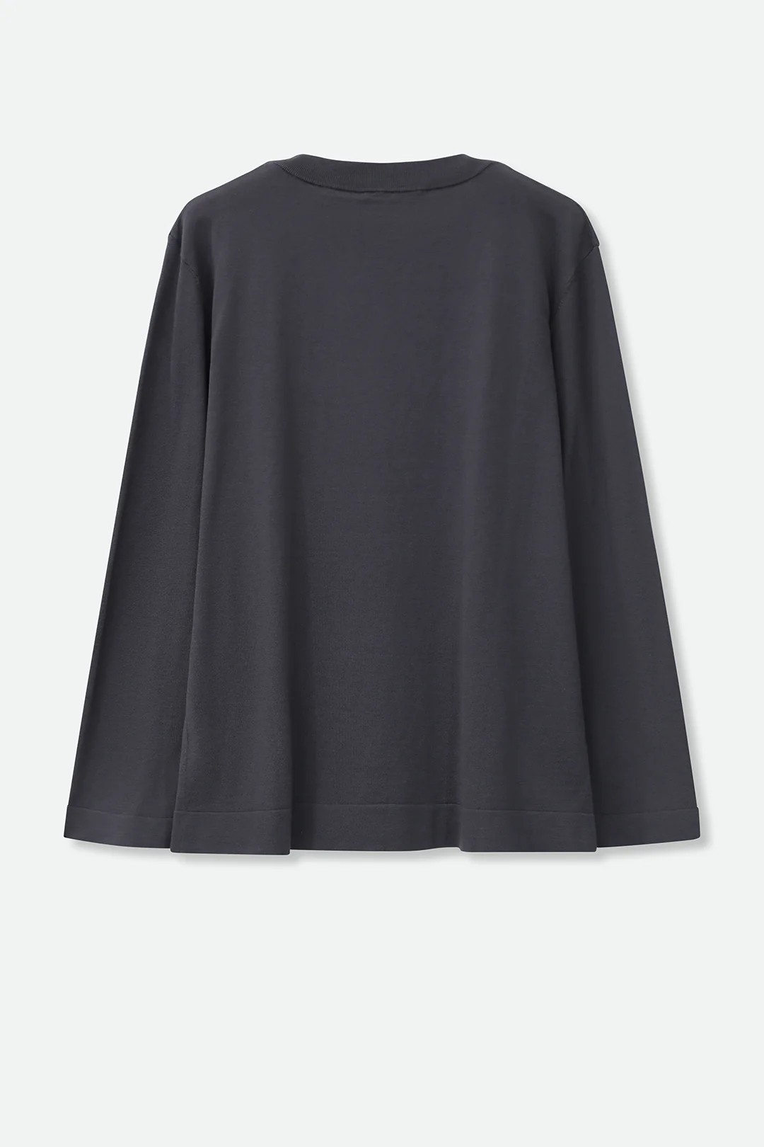 NICO LONG SLEEVE CREW IN FINE GAUGE ITALIAN SILK COTTON - Image 7