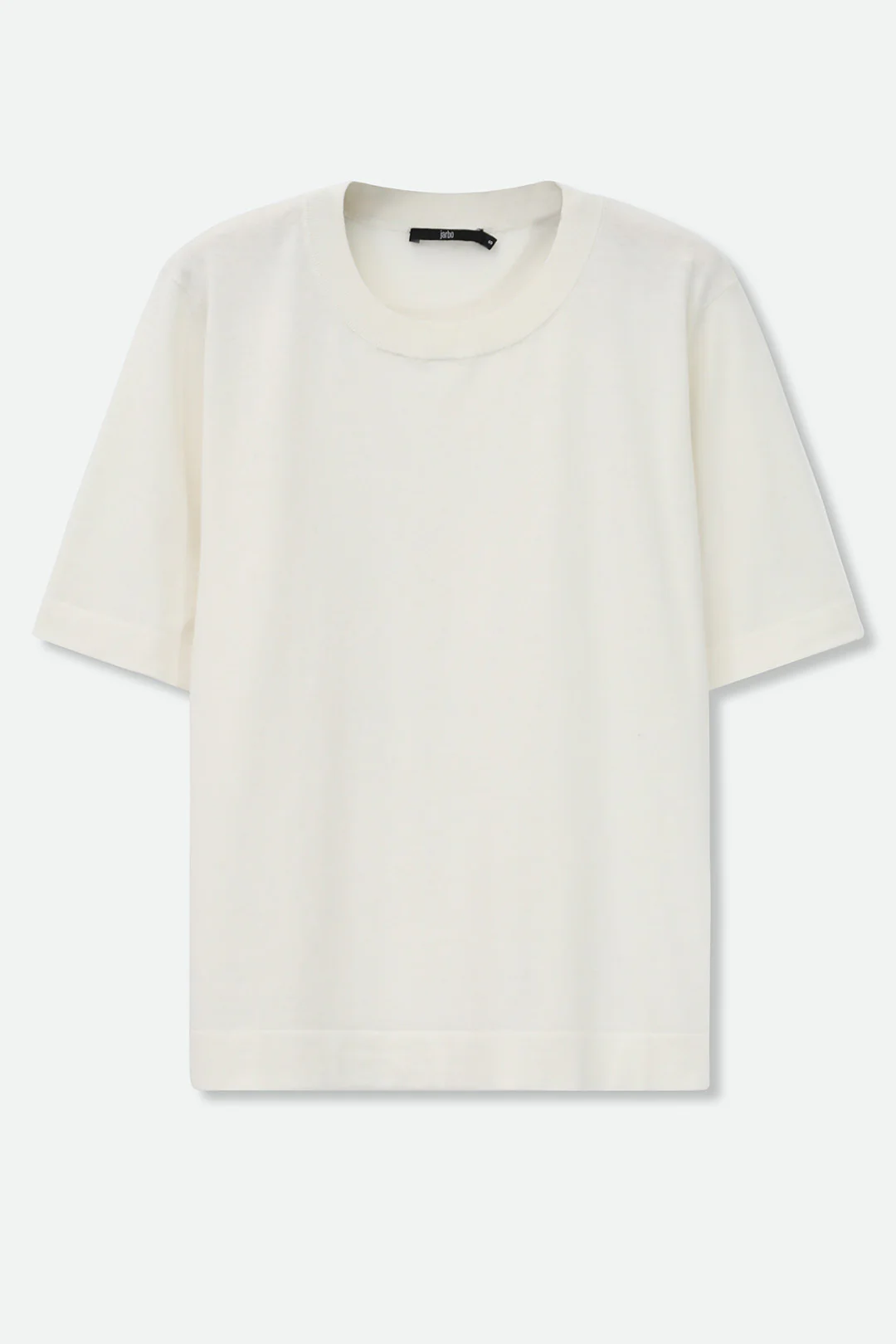 NICO TENNIS ELBOW SLEEVE CREW IN FINE GAUGE ITALIAN SILK COTTON - Image 10