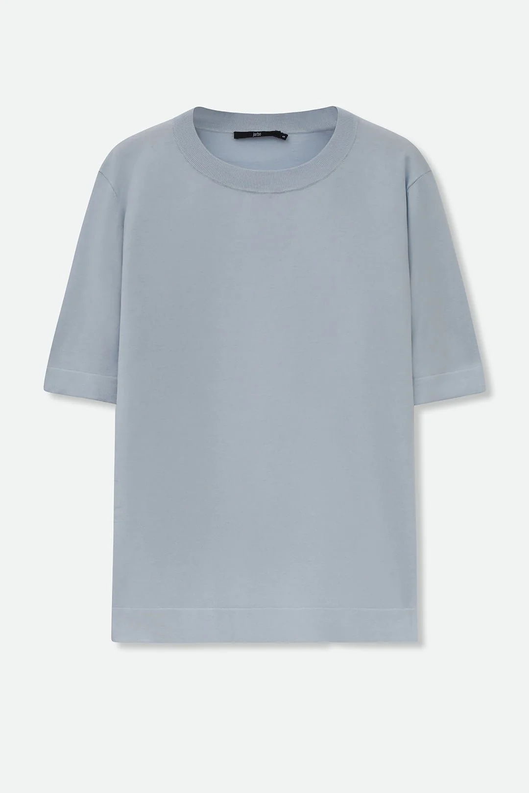 NICO TENNIS ELBOW SLEEVE CREW IN FINE GAUGE ITALIAN SILK COTTON - Image 20