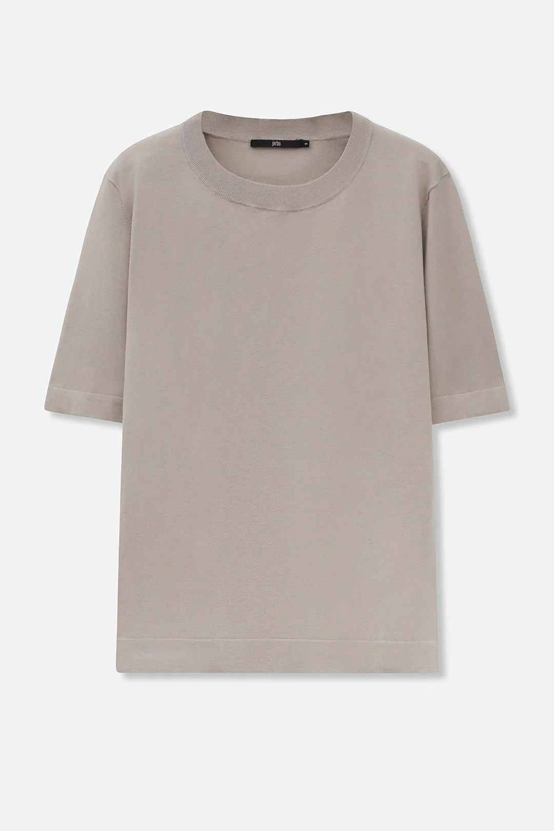 NICO TENNIS ELBOW SLEEVE CREW IN FINE GAUGE ITALIAN SILK COTTON - Image 4