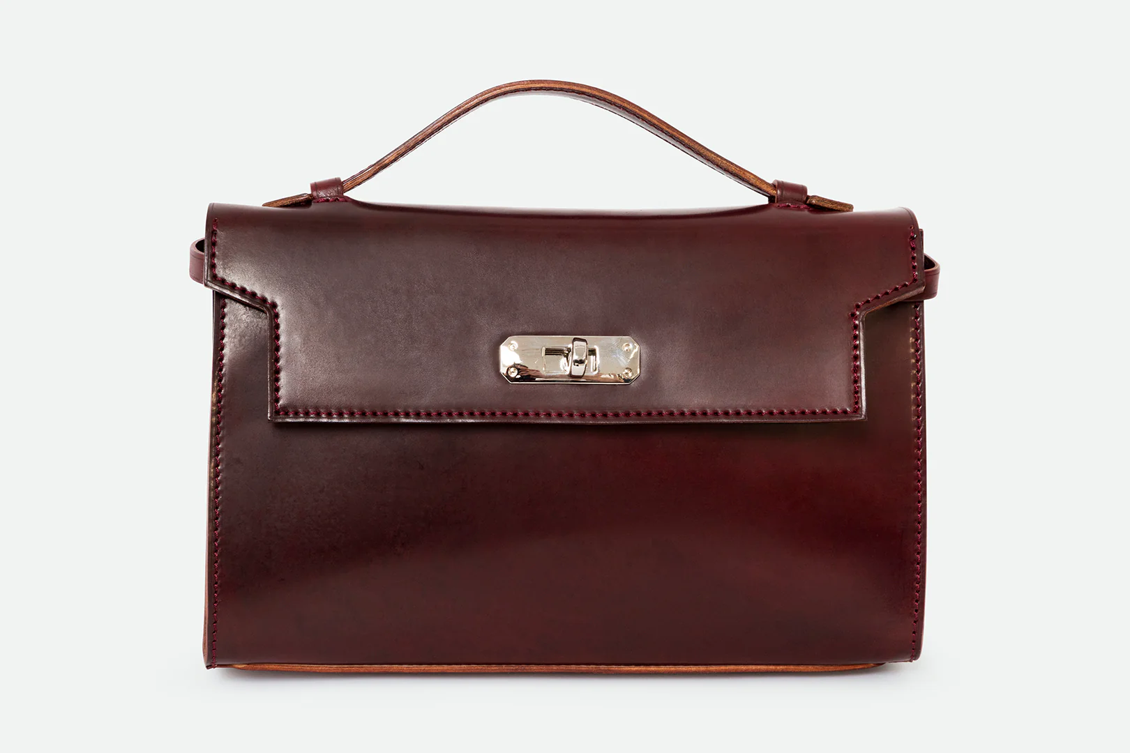 O'HARA IN CORDOVAN LEATHER BURGUNDY - Image 6