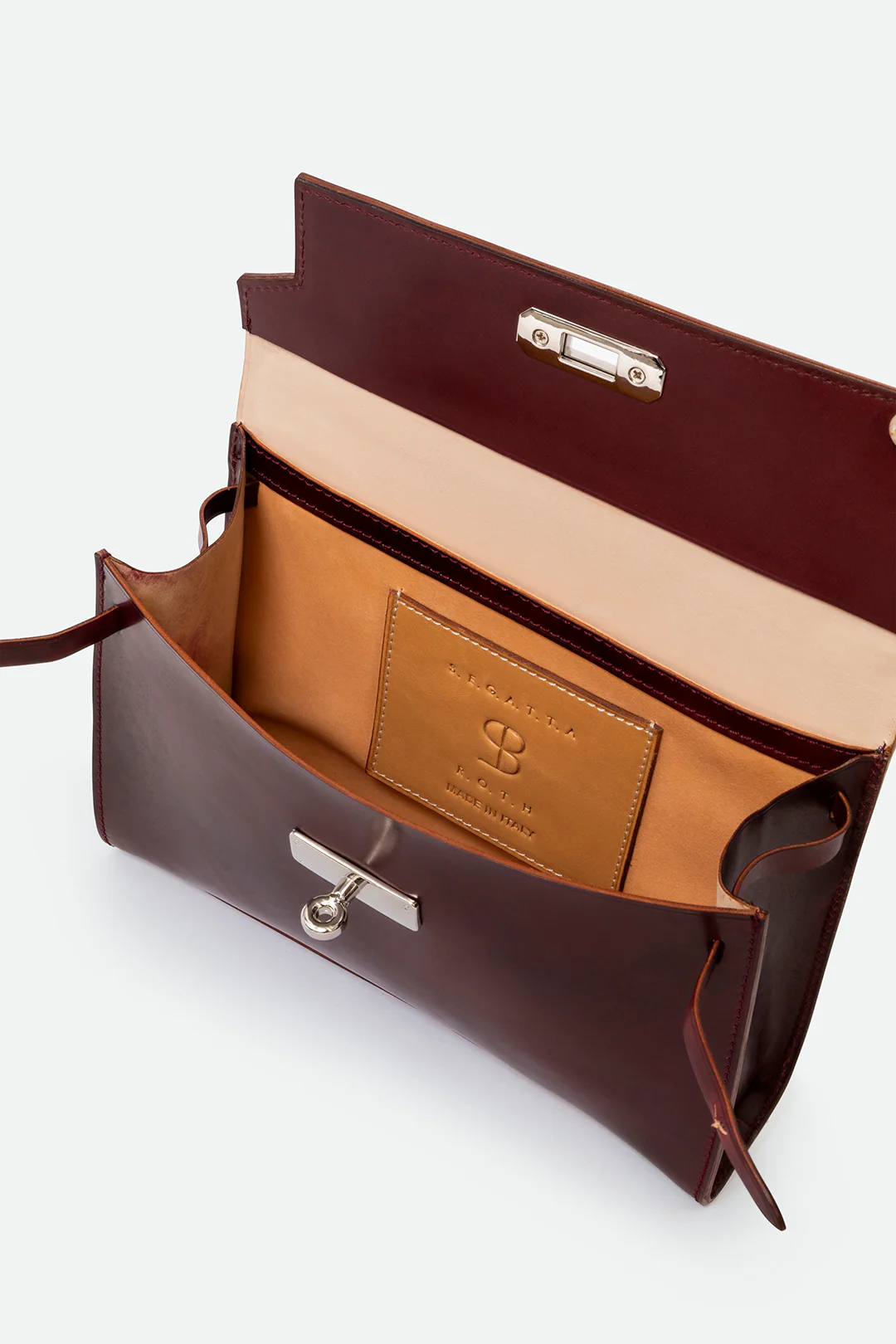 O'HARA IN CORDOVAN LEATHER BURGUNDY - Image 8