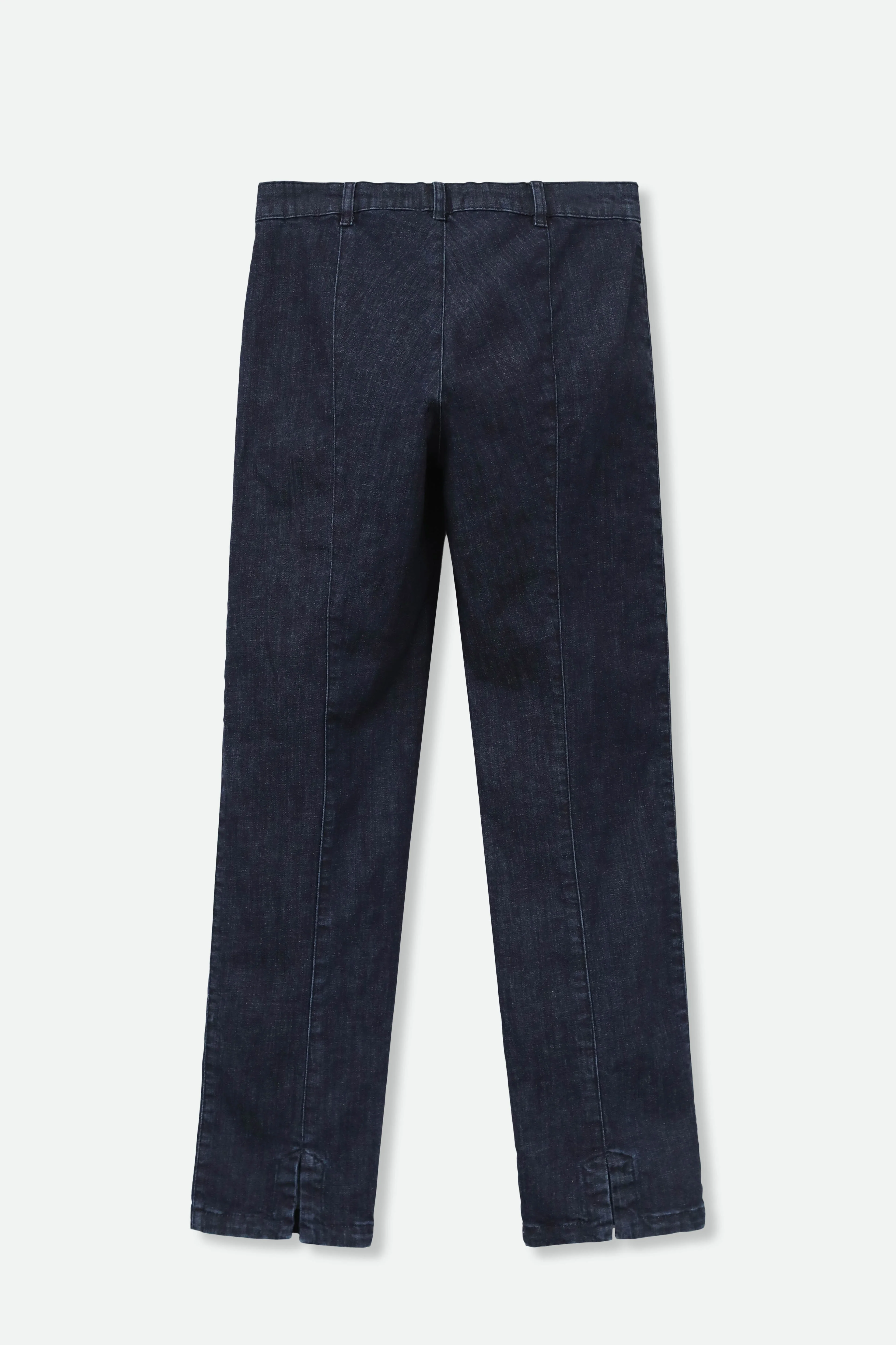 PALLAS DENIM PANT WITH BUTTON FLY IN ORGANIC ITALIAN COTTON STRETCH - Image 3