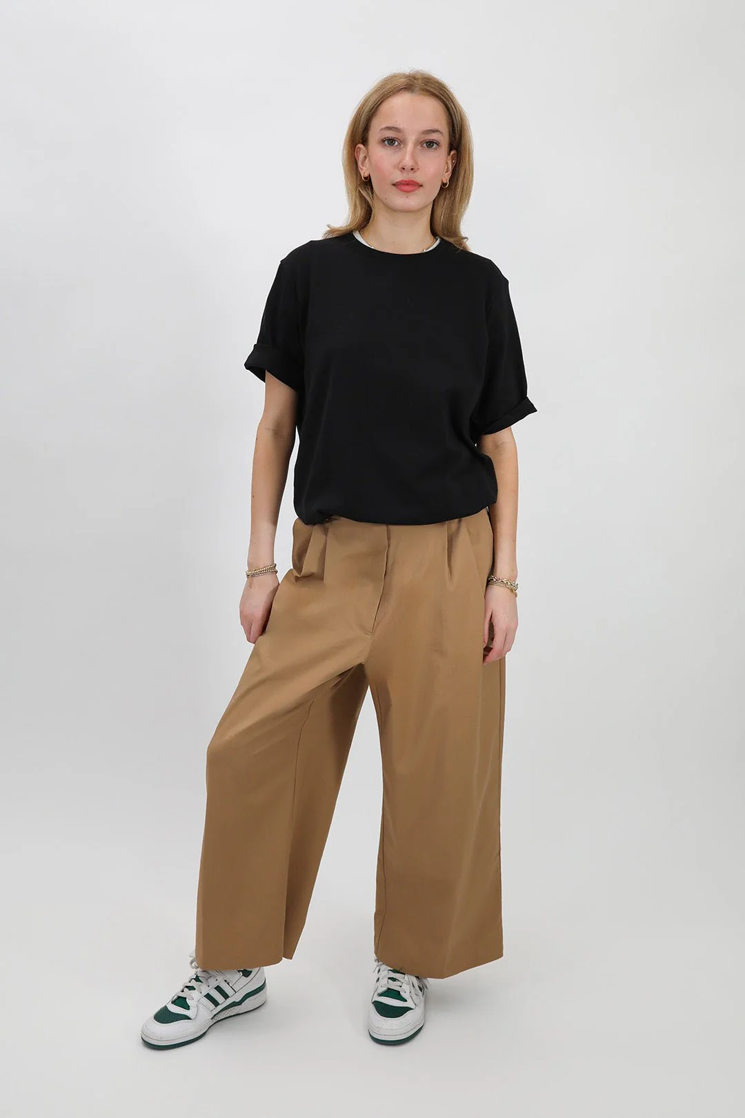 BOYFRIEND CREW T-SHIRT IN PIMA COTTON STRETCH - Image 9